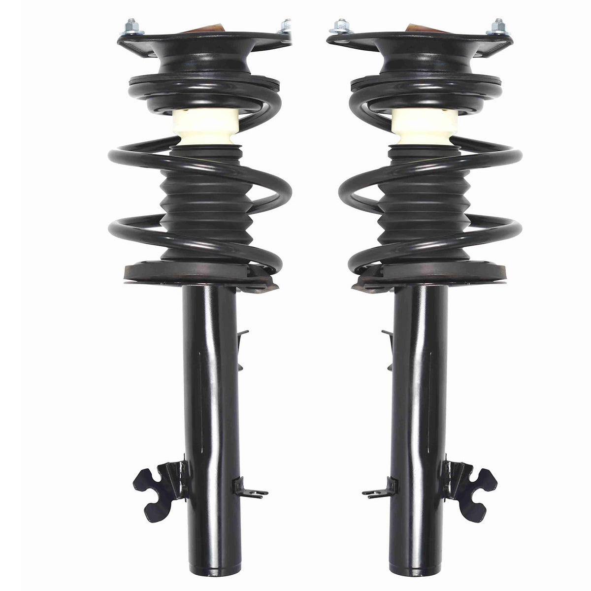 Maxfavor Pair of Front Shock Absorbers and Struts Complete Assembly with Coil Spring Compatible with Mini Cooper S Hatchback 2002 2003 2004 2005 2006, Replacement for 172266 172265