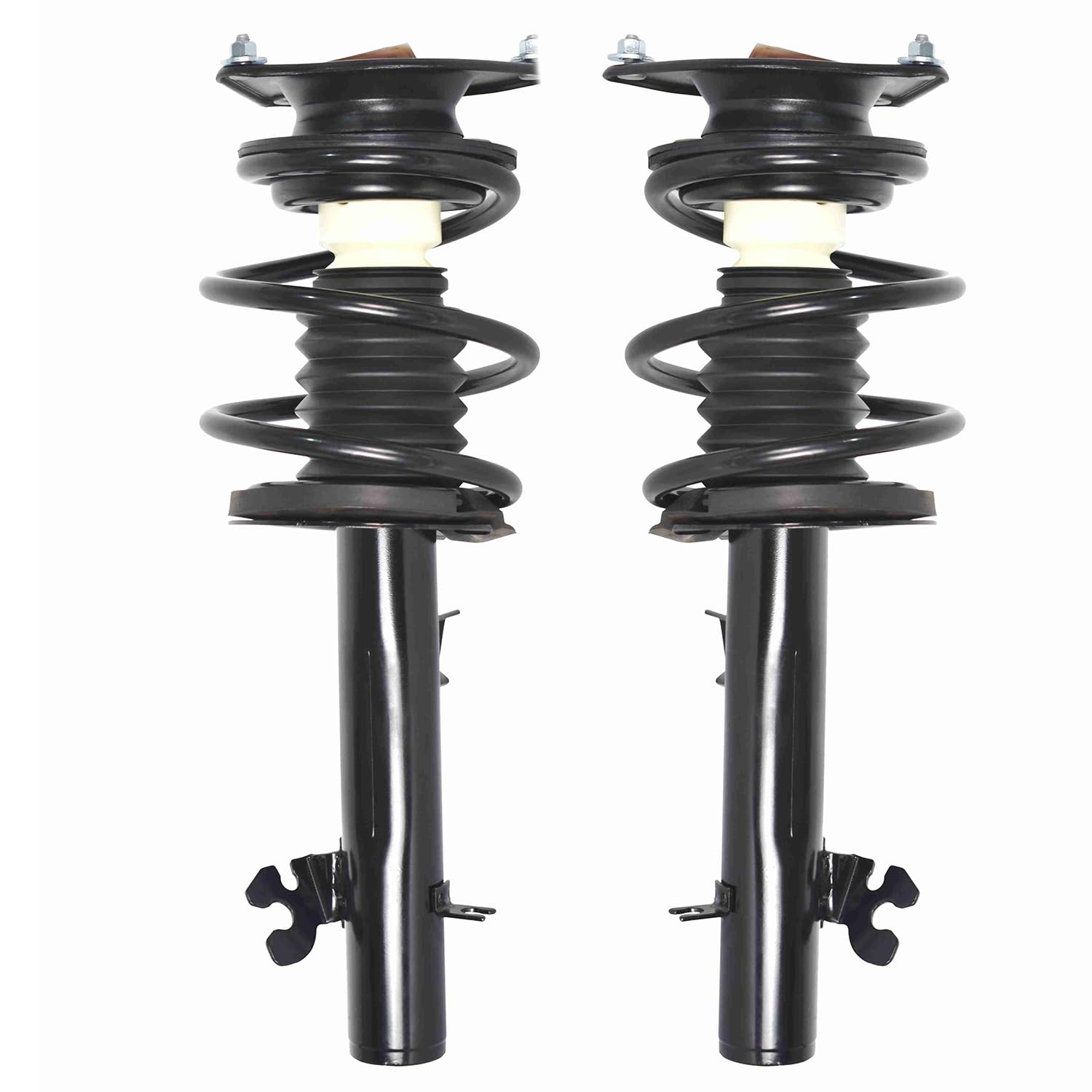 Maxfavor Pair of Front Shock Absorbers and Struts Complete Assembly with Coil Spring Compatible with Mini Cooper S Hatchback 2002 2003 2004 2005 2006, Replacement for 172266 172265