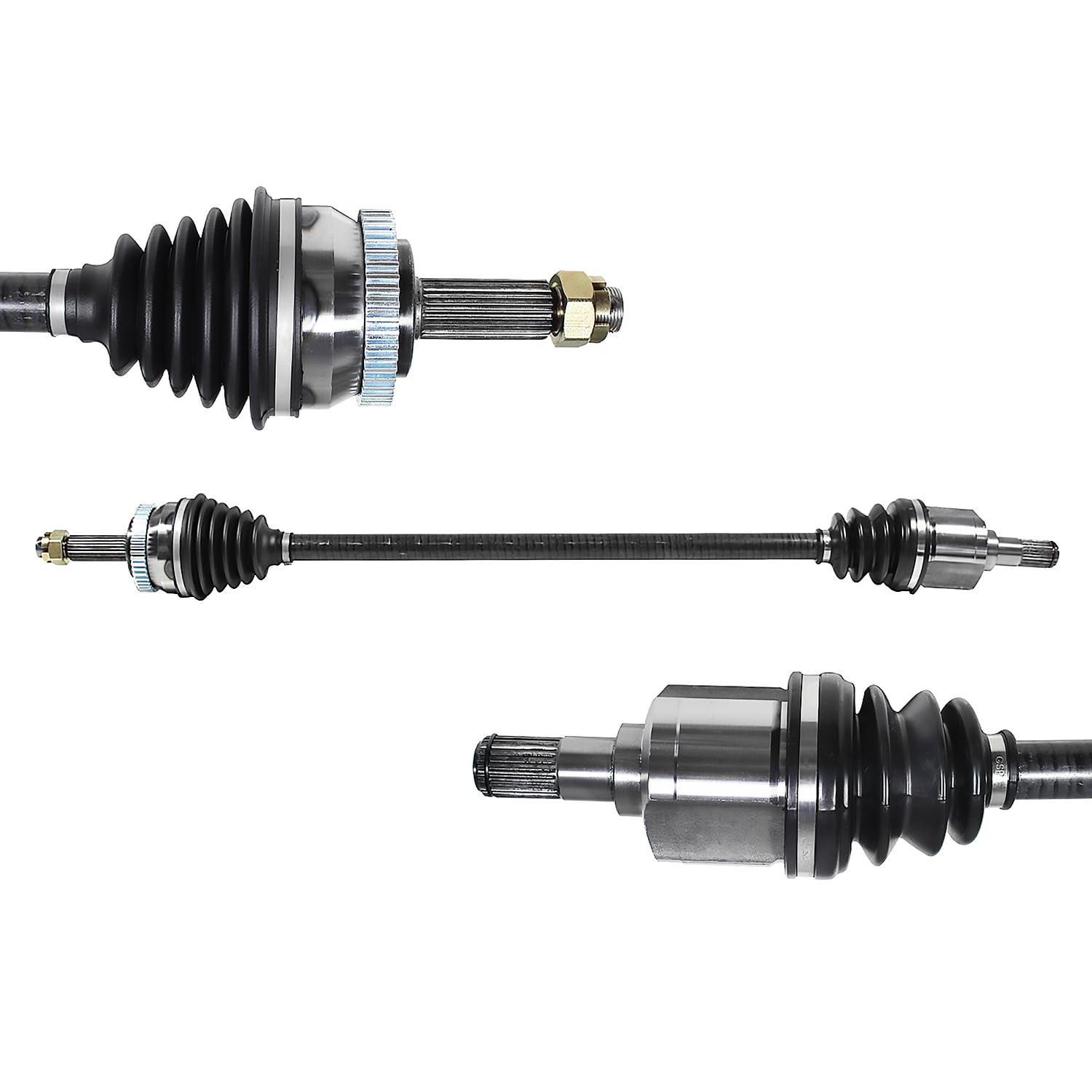 MAXFAVOR Pair(2) Front CV Axle Joint Shaft Assembly Compatible with 2005 2006 2007 2008 2010 Kia Sportage L4 2.0L Auto Trans/Manual Trans, Driver and Passenger(Left Right) Side