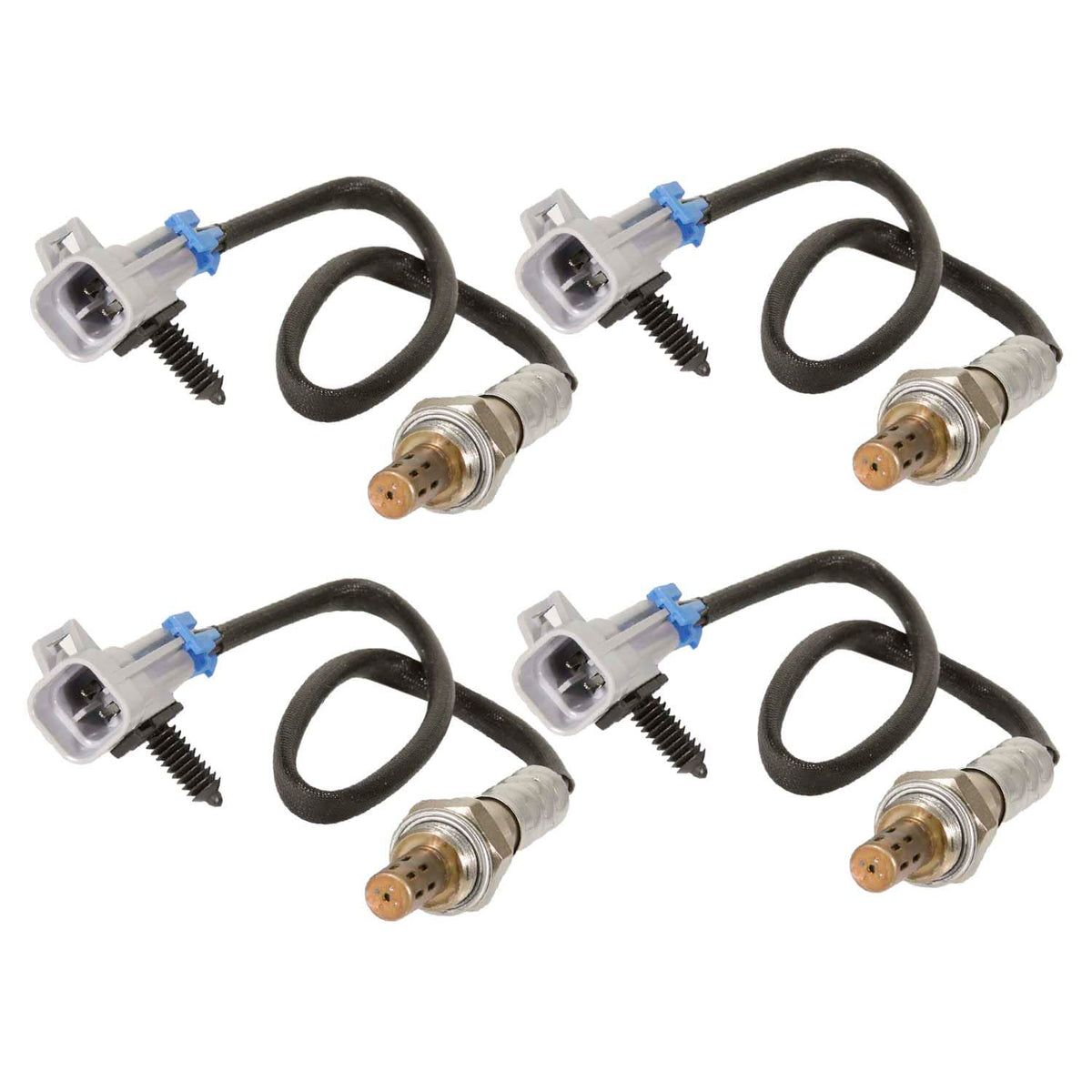 Maxfavor 4Pcs 234-4343 * 4 Upstream Downstream O2 Oxygen Sensor Compatible with 2003-2004 GMC Sonoma 4.3L O2 Sensor