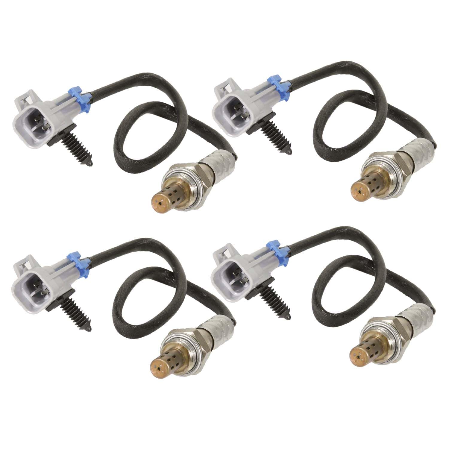 Maxfavor 4Pcs 234-4343 * 4 Upstream Downstream O2 Oxygen Sensor Compatible with 2003-2004 GMC Sonoma 4.3L O2 Sensor