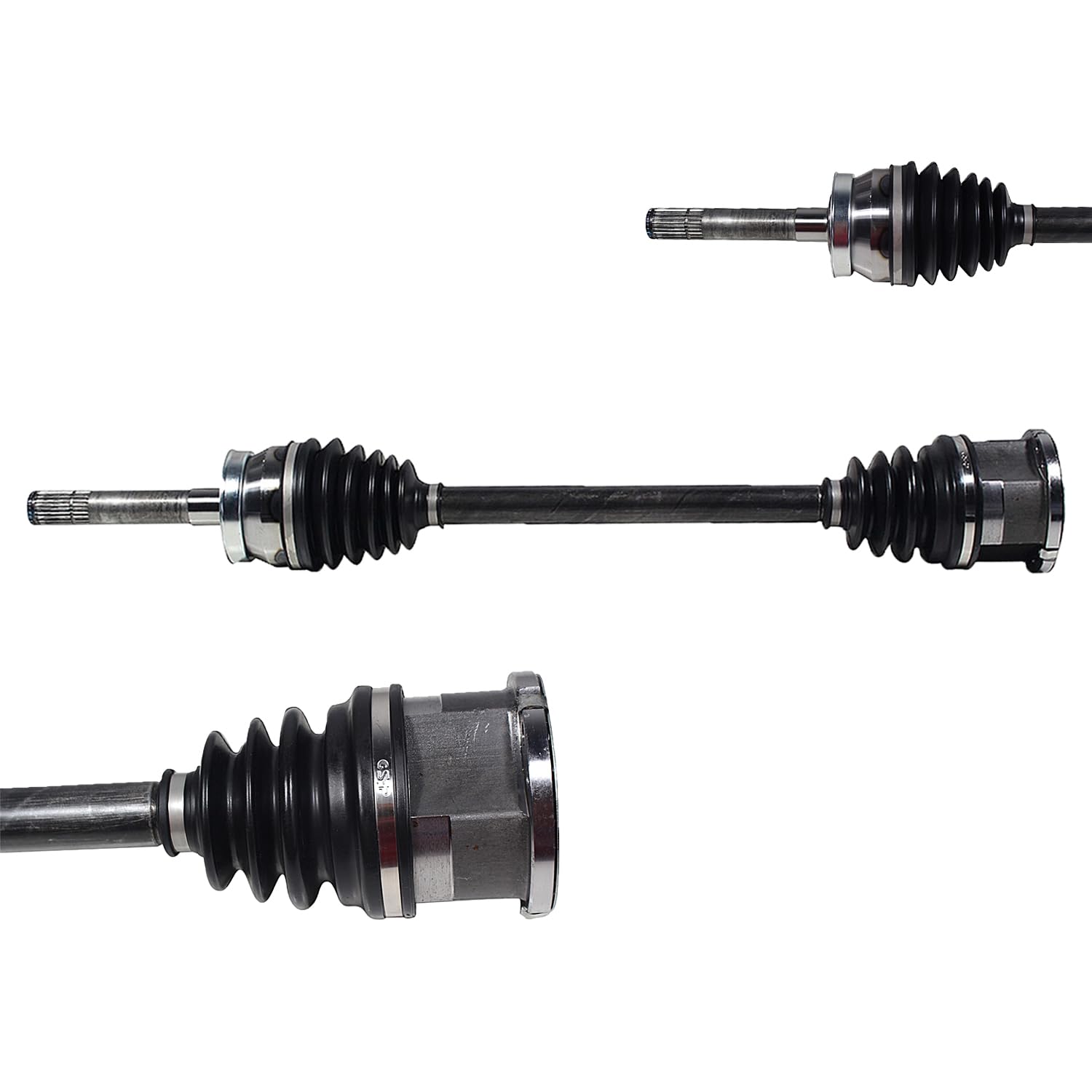 MAXFAVOR Pair(2) Front CV Axle Joint Shaft Assembly Compatible with 1983 1984 Nissan 720 Base Deluxe Pickup 2.2L 2.4L 2.5L 4WD, CV Axle Shaft Assembly Front Driver Passenger Side