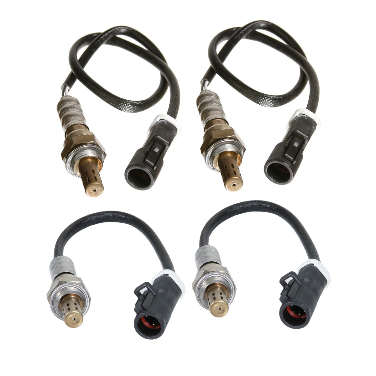 Maxfavor 4Pcs 234-4071 * 2 234-4609 * 2 Upstream Downstream O2 Oxygen Sensor Compatible with 1999 Ford E-250 Econoline/E-350 Econoline Club Wagon/E-350 Super Duty 5.4L O2 Sensor