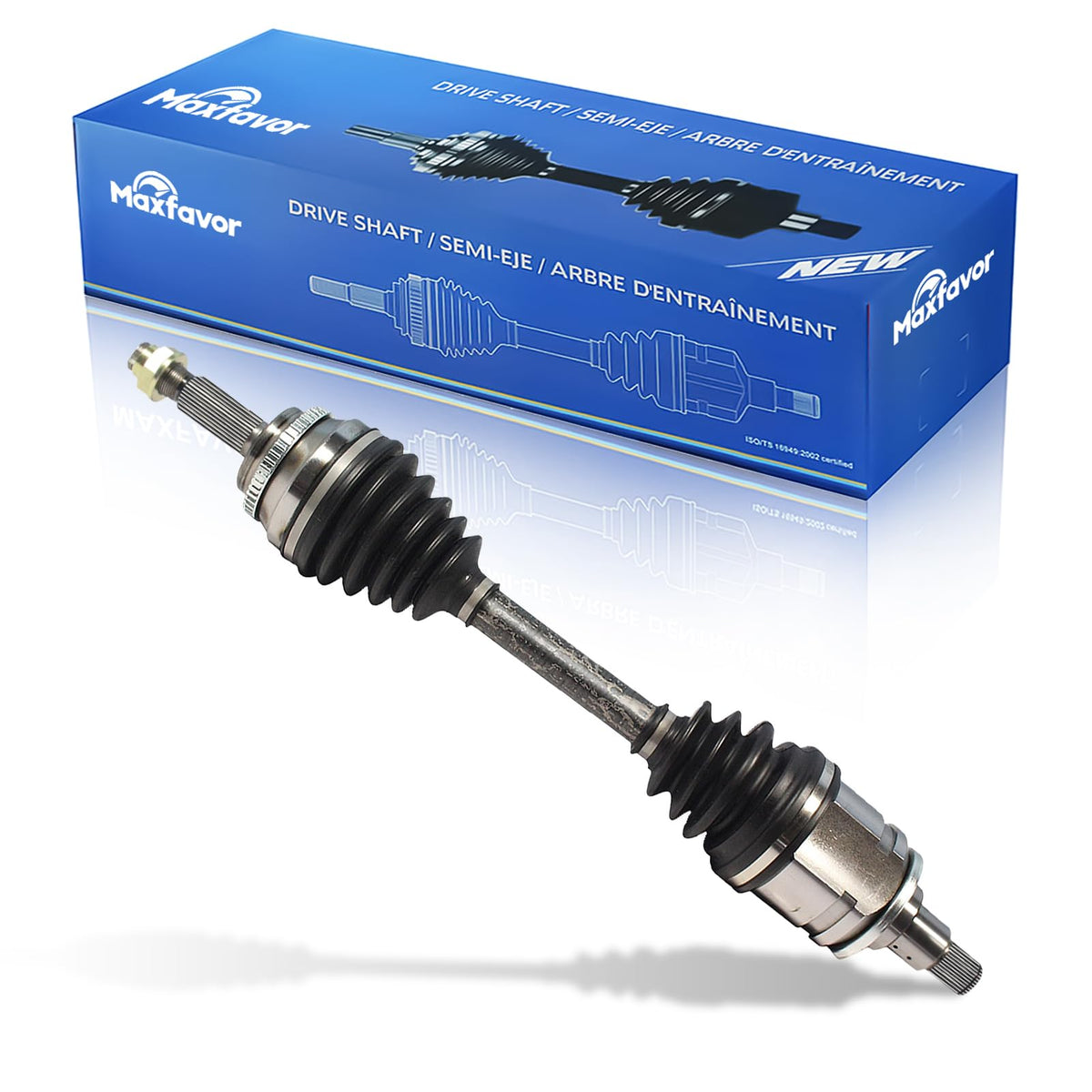 Maxfavor CV Axle Assembly Front Left Compatible with Toyota Highlander 2001-2007 AWD, CV Axle Joint Shaft Assembly Front Driver Side