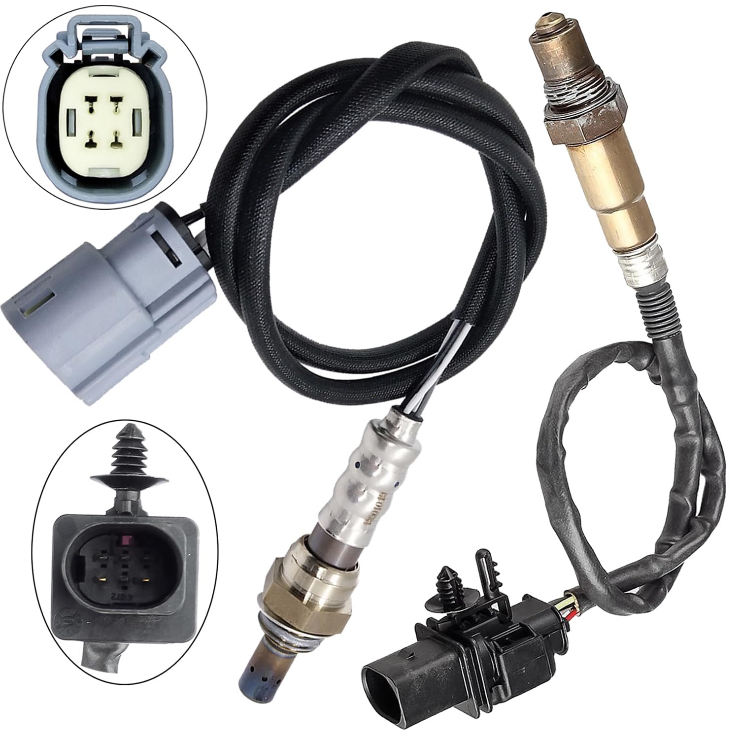 Maxfavor 2Pcs 234-4578 234-5113 Upstream Downstream O2 Oxygen Sensor Compatible with 2013 Ford C-Max 2.0L O2 Sensor