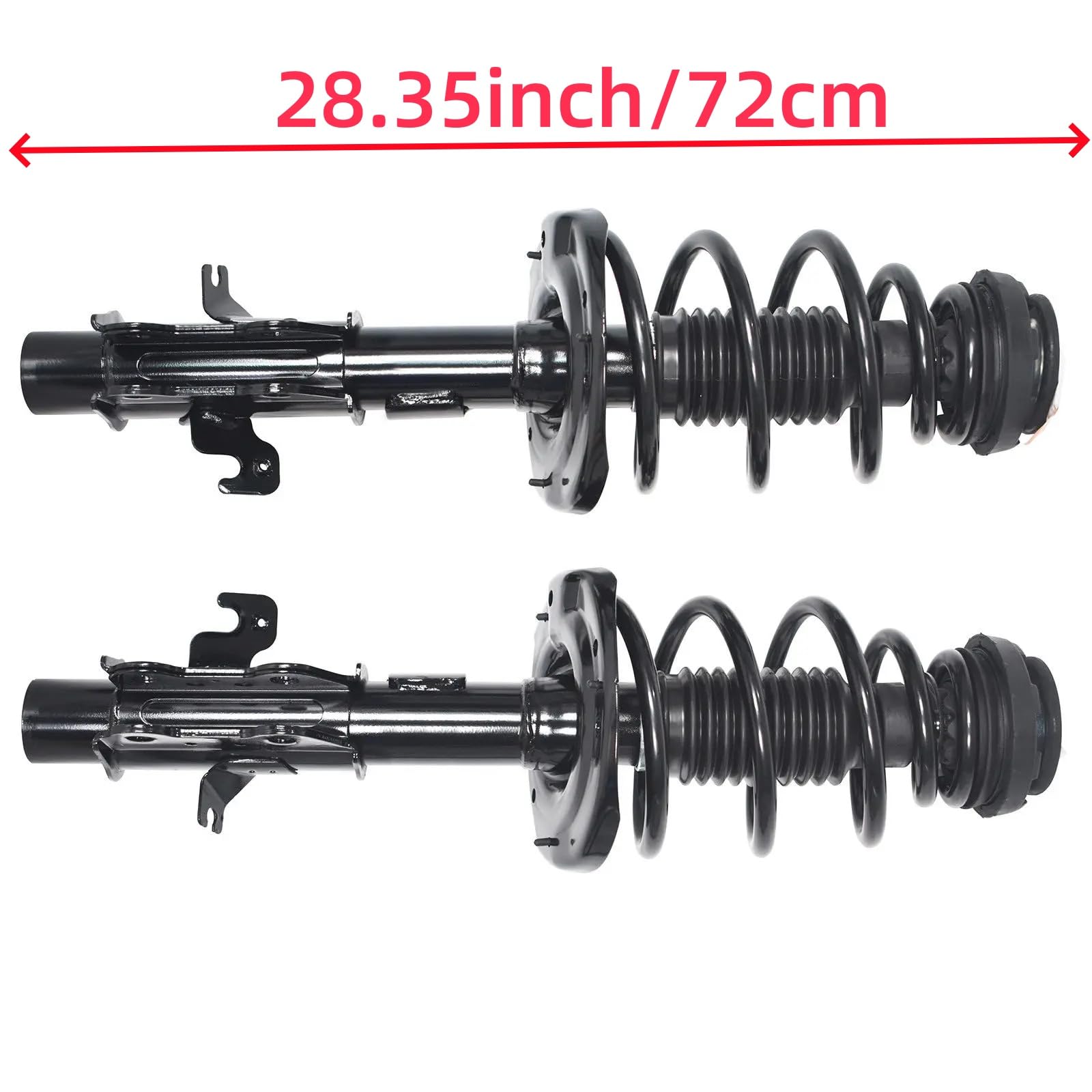Maxfavor Front Complete Strut Assemblies with Coil Springs and Rear Shock Absorbers Replacement 172913 172912 Compatible with 2013-2015 Chevy Camaro V6-3.6L Set of 2