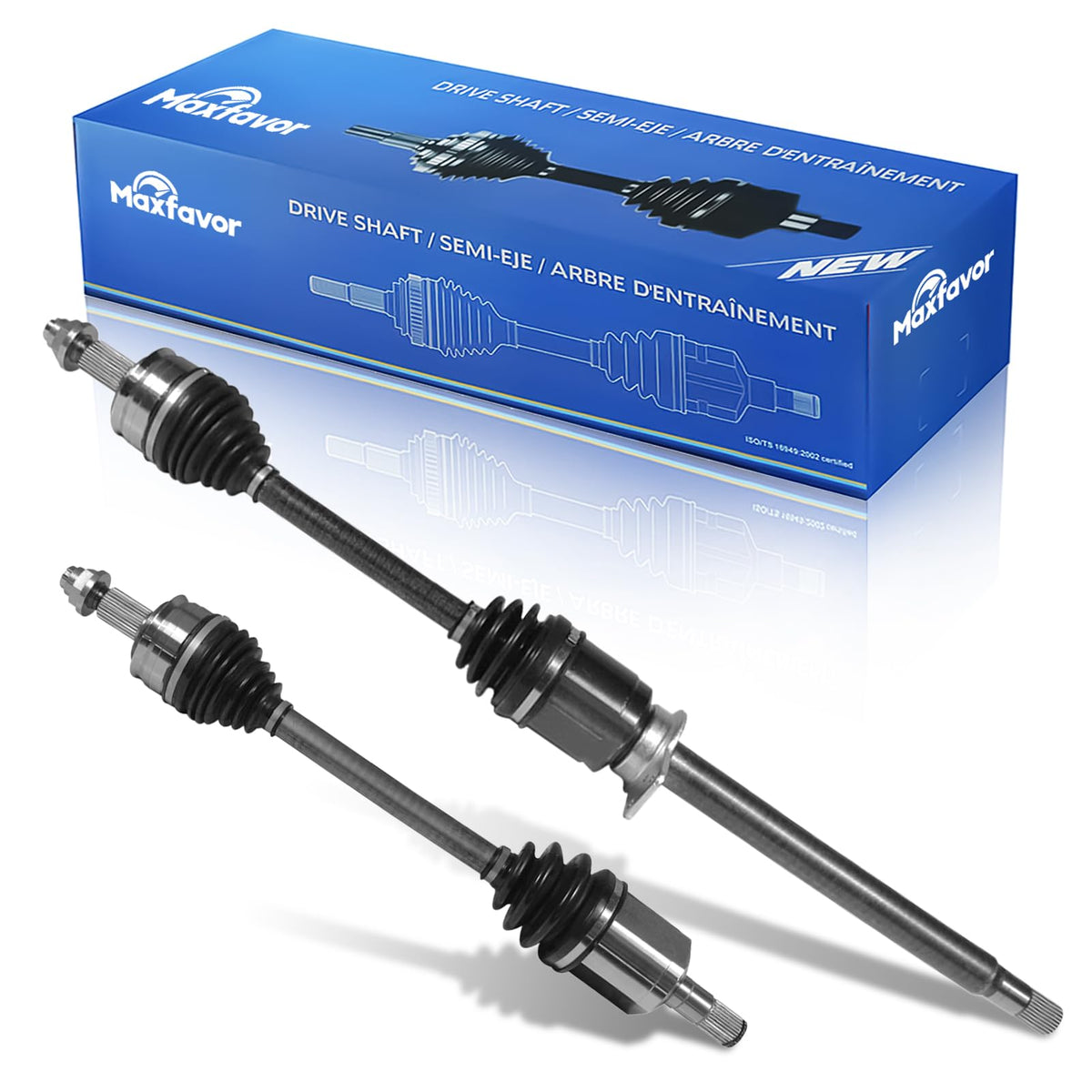 Maxfavor - Conjunto de eje CV para Dodge Dart 2.0L Automatic Trans, SE SXT GT, eje CV delantero del conductor del pasajero (derecha izquierda)