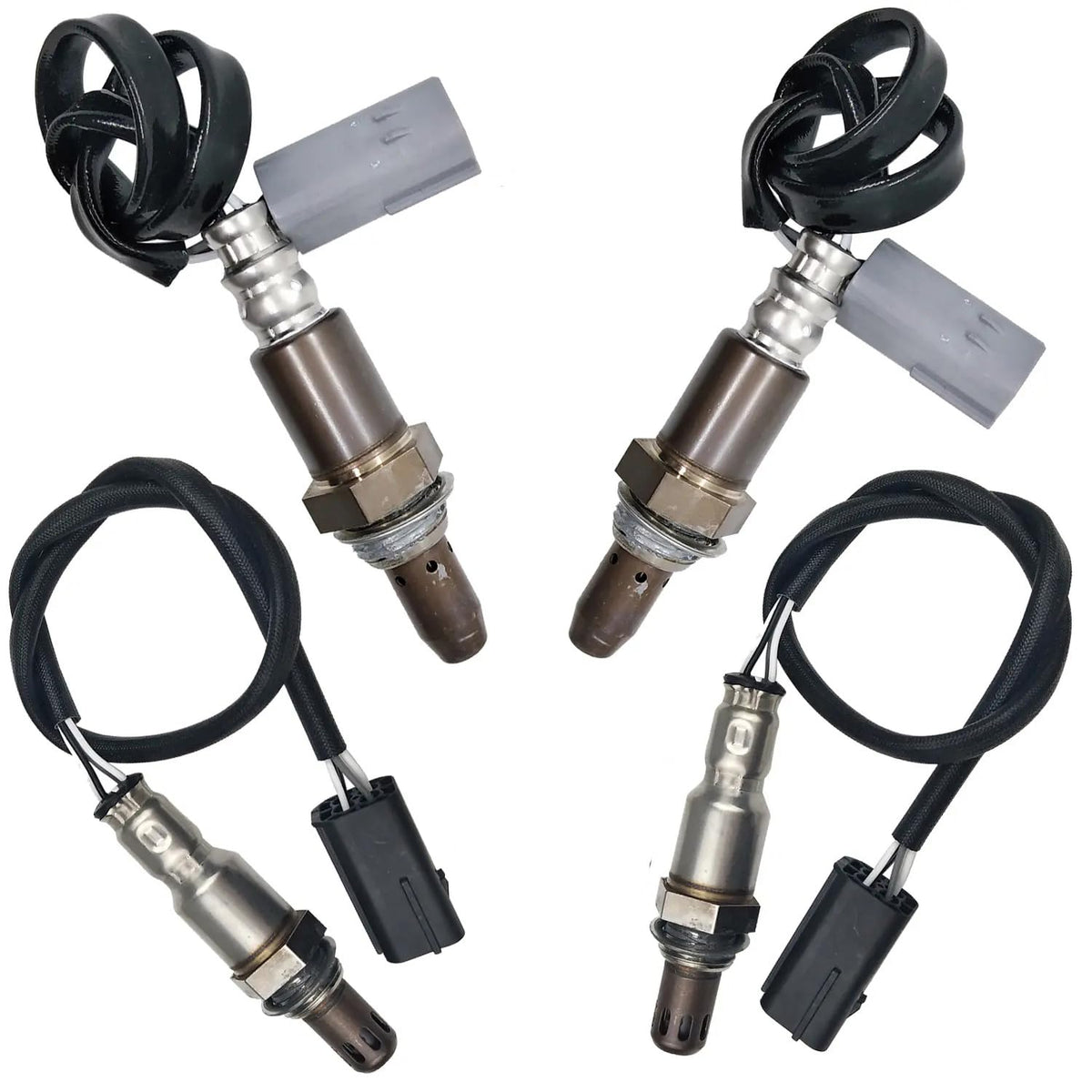 Maxfavor Upstream Downstream Oxygen Sensor Replacement for 2007 Nissan 350Z V6-3.5L, for 2007 Infiniti G35 V6-3.5L On;y Fit for Sedan 02 Sensor 234-9072 x2 234-4380 x2