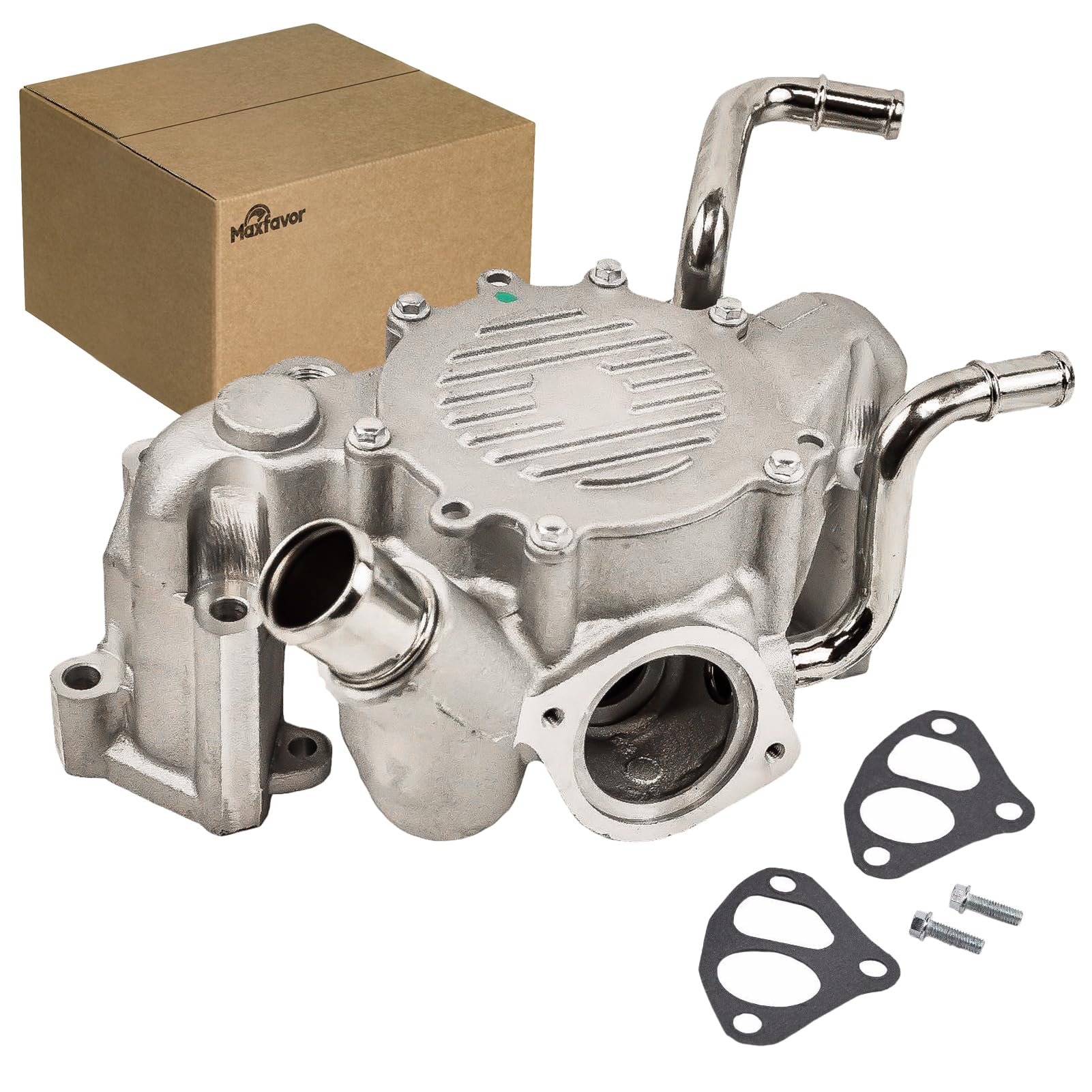 Maxfavor Water Pump AW5069 Fit for 1994-1996 Buick Commercial Roadmaster, Cadillac Commercial Chassis Fleetwood, Chevy Caprice Impala Automotive Engine Water Replacement General Motors 12523502
