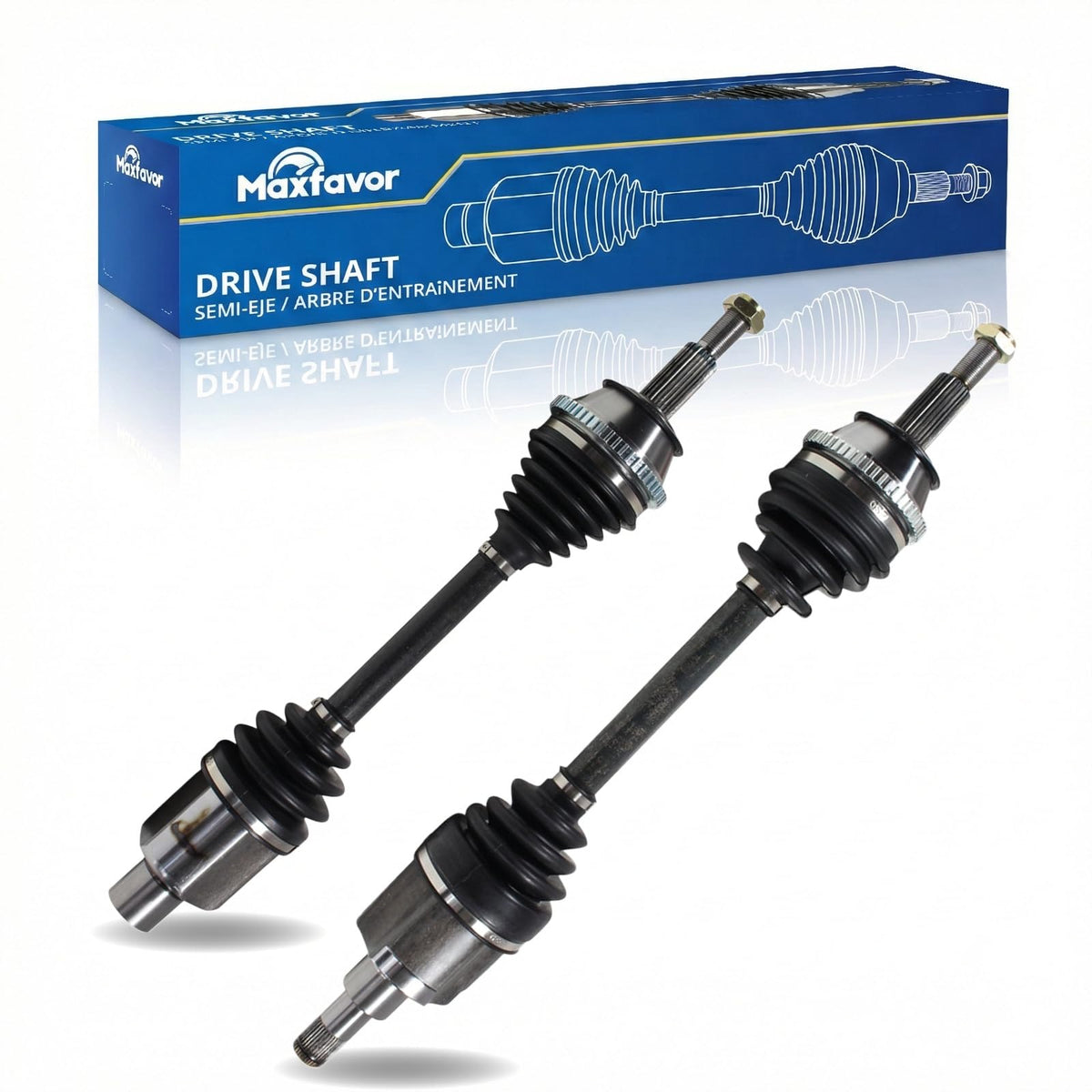 Maxfavor FWD CV Axle Joint Shaft Assembly Compatible with 2001 2002 Ford Windstar, SE SEL LX Limited Base Mini Cargo Van/Passenger 3-Door 3.8L V6, CV Axle Shaft Assembly Front Left Right Side
