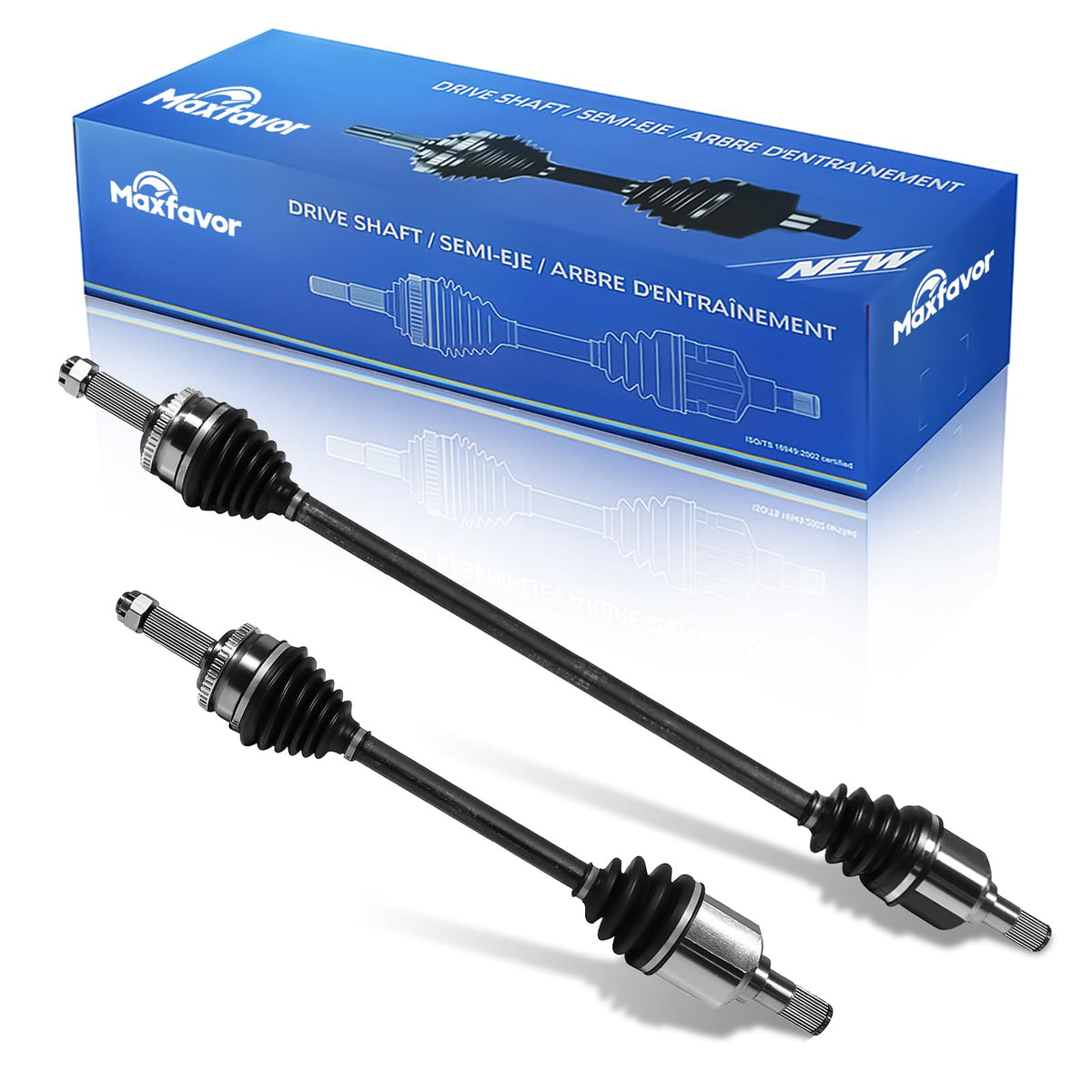 CV Axle Front FWD Fit for Hyundai Elantra 2007 2008 2009 2010 2011 2012 CV Axles Touring GLS GLS SE 2.0L 4Cyl Manual Trans, Driver Passenger Side Left Right Pair (2pcs) CV Joint Shaft Assembly