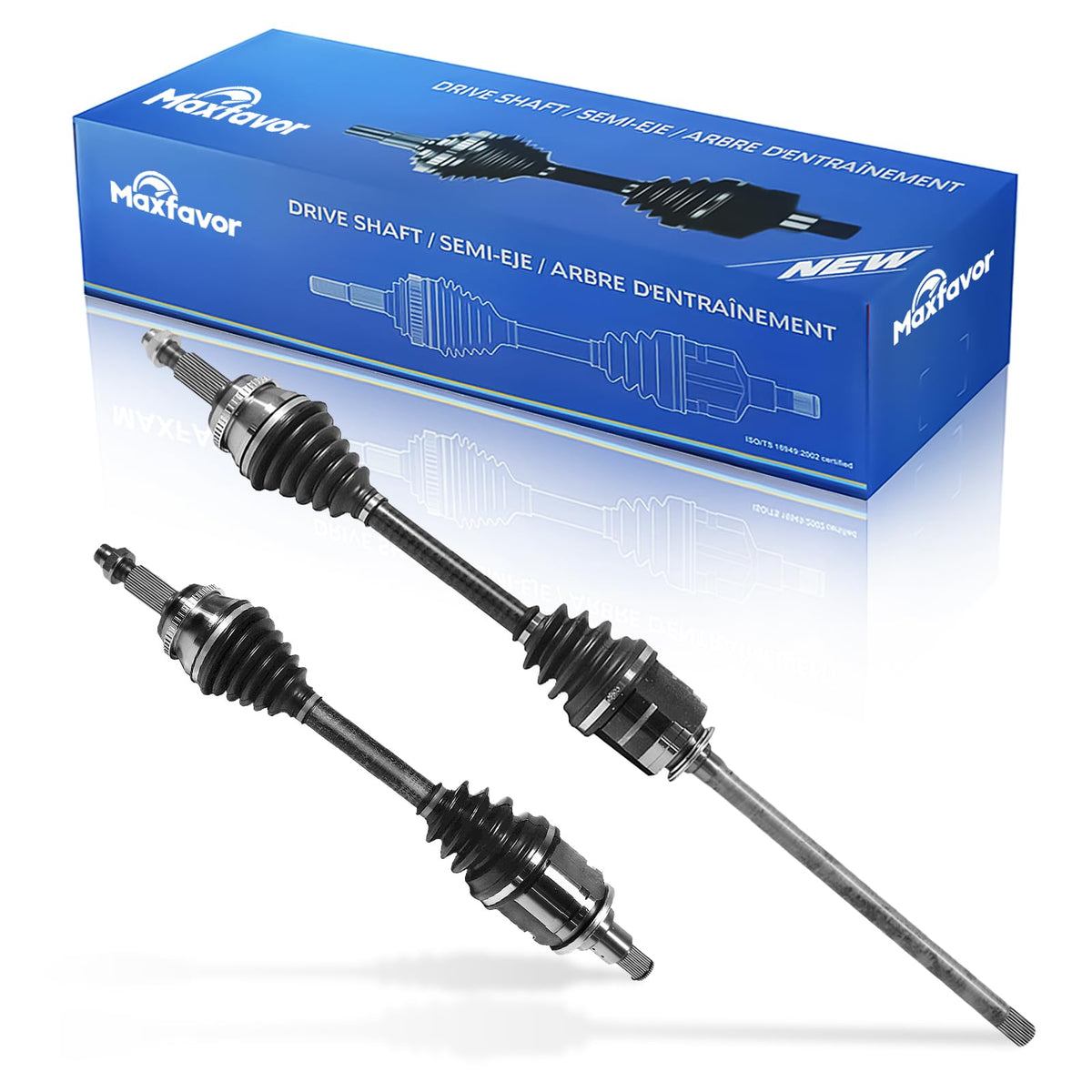 Maxfavor CV Axle Front Pair Compatible with Lexus RX330 2004-2006 3.3L, Lexus RX350 2007-2009 3.5L, AWD, CV Axle Joint Shaft Assembly Front Driver Passenger Side