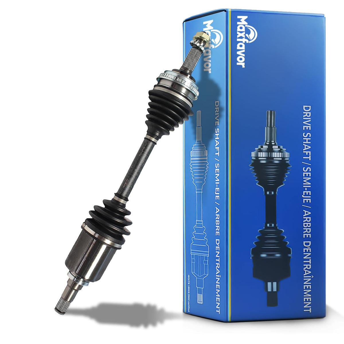 Maxfavor CV Axle Front Left Compatible with 1998-2002 Chevy Prizm, 1990-1993 Toyota Celica, 1993-2002 Toyota Corolla, 1993-1997 Geo Prizm, Front Driver Left Side CV Axle Joint Shaft Assembly