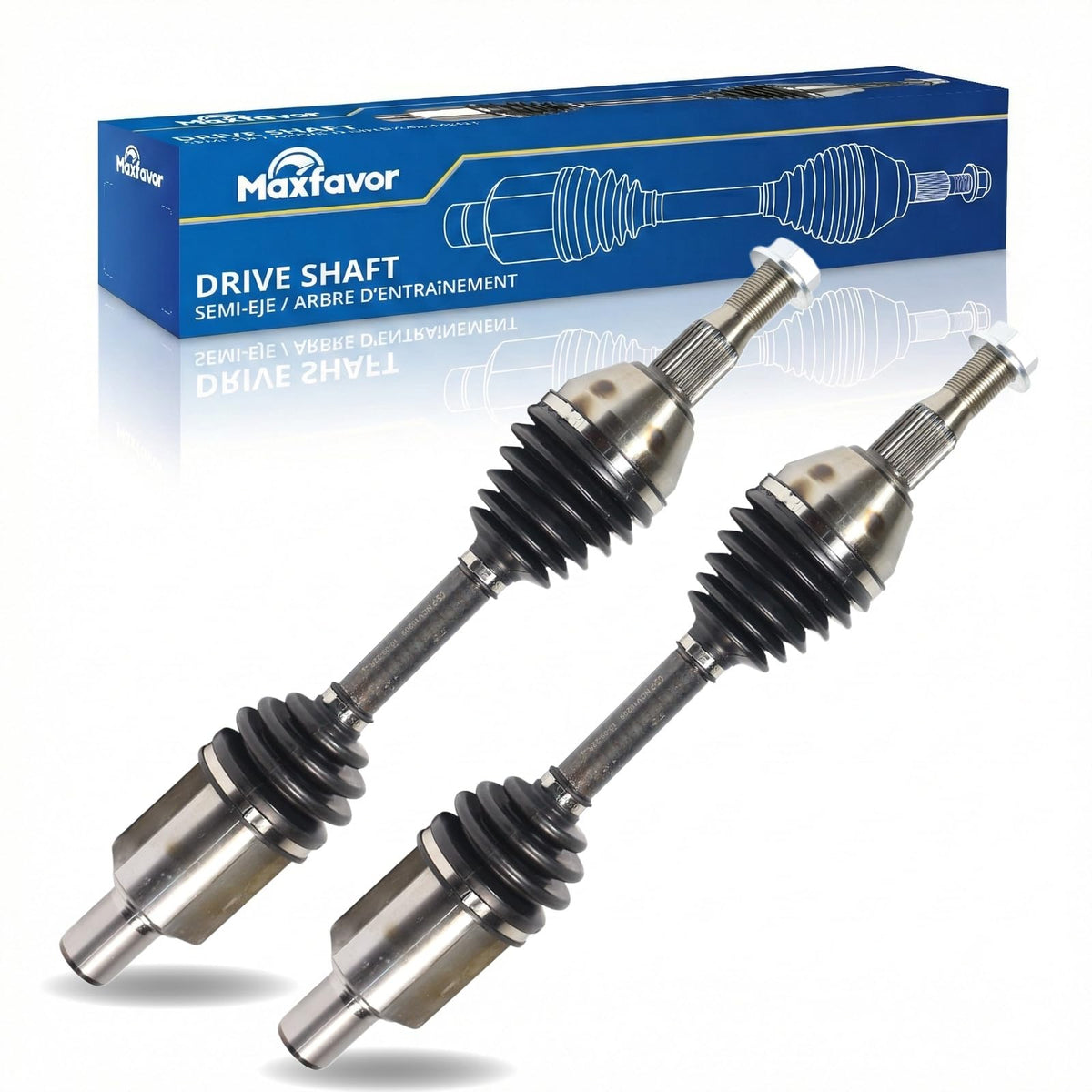 Maxfavor CV Axle Front Pair Compatible with 2006-2011 Buick Lucerne 4.6L, FWD, CV Axle Joint Shaft Assembly Front Driver Passenger Side