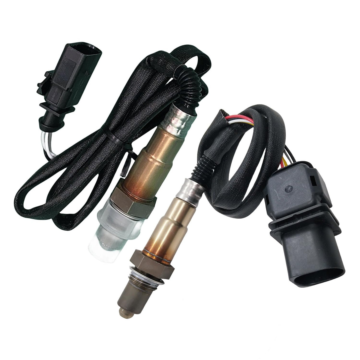 Maxfavor 2Pcs 234-4754 234-5034 Upstream Downstream O2 Oxygen Sensor Compatible with 2015-2018 Audi Q3/Q3 Quattro, with 2009-2017 Volkswagen Tiguan 2.0L O2 Sensor