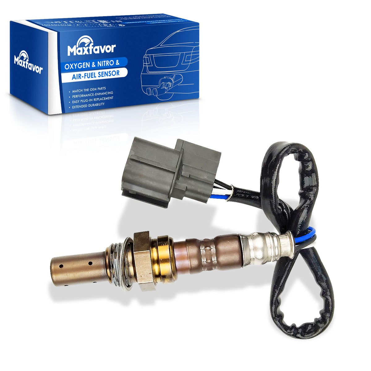 Maxfavor 234-9005 Upstream O2 Oxygen Sensor Replacement for 2003 2004 2005 Honda Civic L4 1.3L, for 2002 2003 2004 Honda CR-V L4 2.4L, for 2002-2004 Acura RSX L4 2.0L Only for Type S 02 Sensor