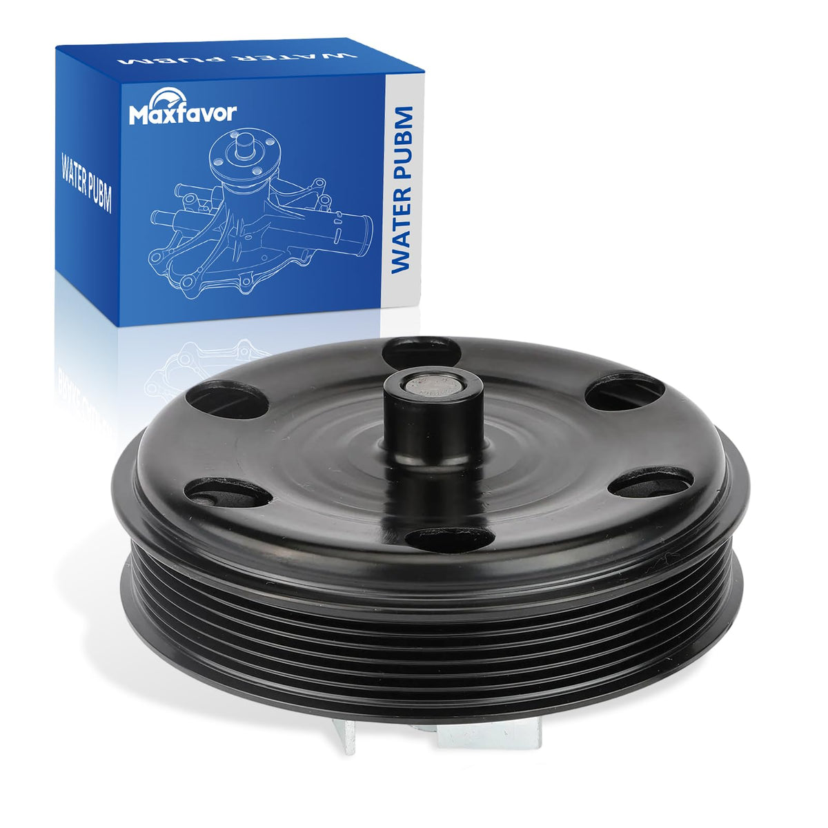 Maxfavor AW6738 Automotive Water Pump Kit Compatible with Chevy Silverado 1500 V6-4.3L V8-5.3L V8-6.2L Suburban V8-5.3L V8-6.2L Tahoe, for Cadillac Escalade, for GMC Sierra Yukon Electric Water Pump