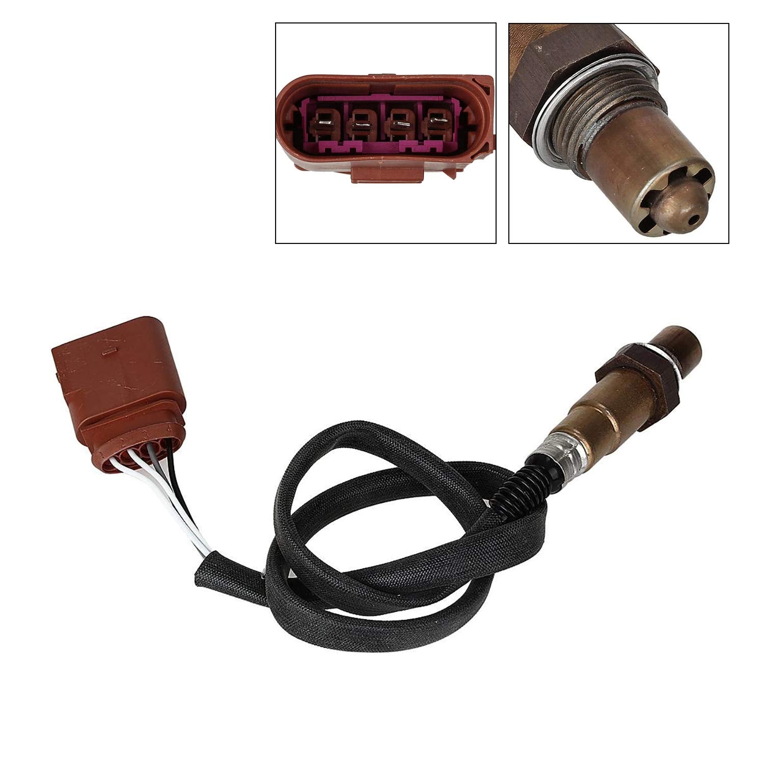 Maxfavor 2Pcs 234-5028 234-4753 Upstream Downstream O2 Oxygen Sensor Compatible with 2003 2004 2005 2006 Audi TT Quattro 1.8L O2 Sensor