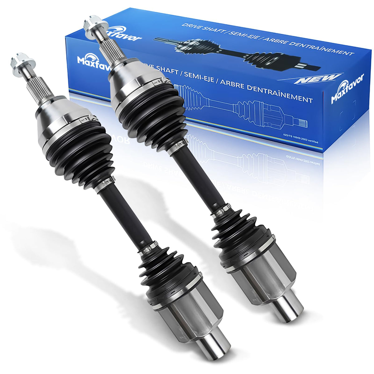 Maxfavor FWD CV Axle Front for Chevy Cobalt 2005 2006 2007 2008 2009 2010 & Chevrolet HHR 2006-2011 & Pontiac G5 2007-2009 & Saturn Ion 2005-2007, 2.2L 2.4L Automatic Trans Front Driver Passenger side