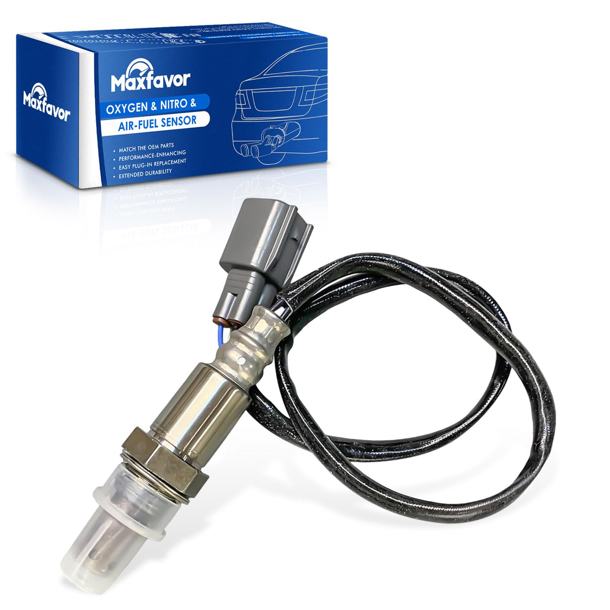 Maxfavor Upstream O2 Oxygen Sensor Compatible with 2014-2019 Toyota Highlander, 1 Pack Oxygen 02 Sensor Replace 234-9153