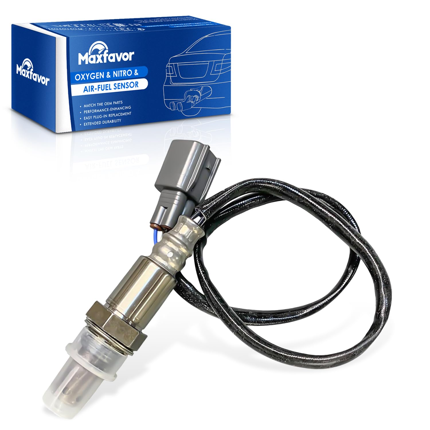 Maxfavor Upstream O2 Oxygen Sensor Compatible with 2014-2019 Toyota Highlander, 1 Pack Oxygen 02 Sensor Replace 234-9153