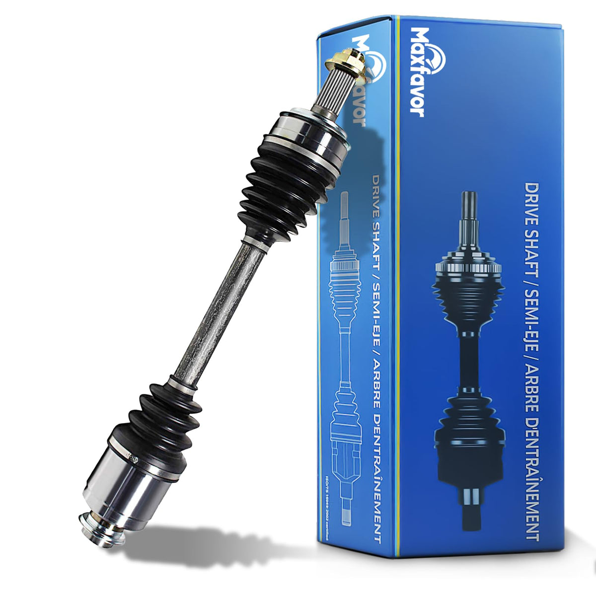 Maxfavor CV Axle Front Right Fit for Honda Accord 2008-2017, Civic 2014, Acura TSX 2009-2014 1.8L 2.4L, FWD Auto CVT Trans & Auto Trans & Manual Trans, CV Axle Joint Shaft Assembly Front Driver Side