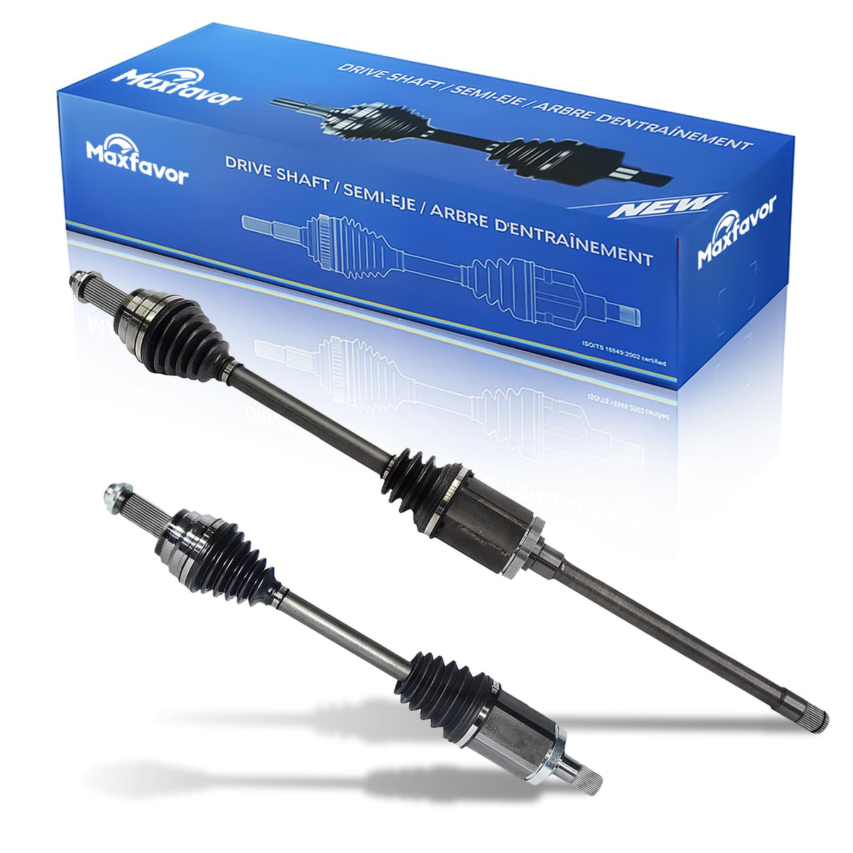 Maxfavor CV Axle Front Pair Compatible with 2014-2018 BMW X5 2.0L 3.0L, 2015-2019 BMW X6 3.0L, AWD, CV Axle Joint Shaft Assembly Front Driver Passenger Side