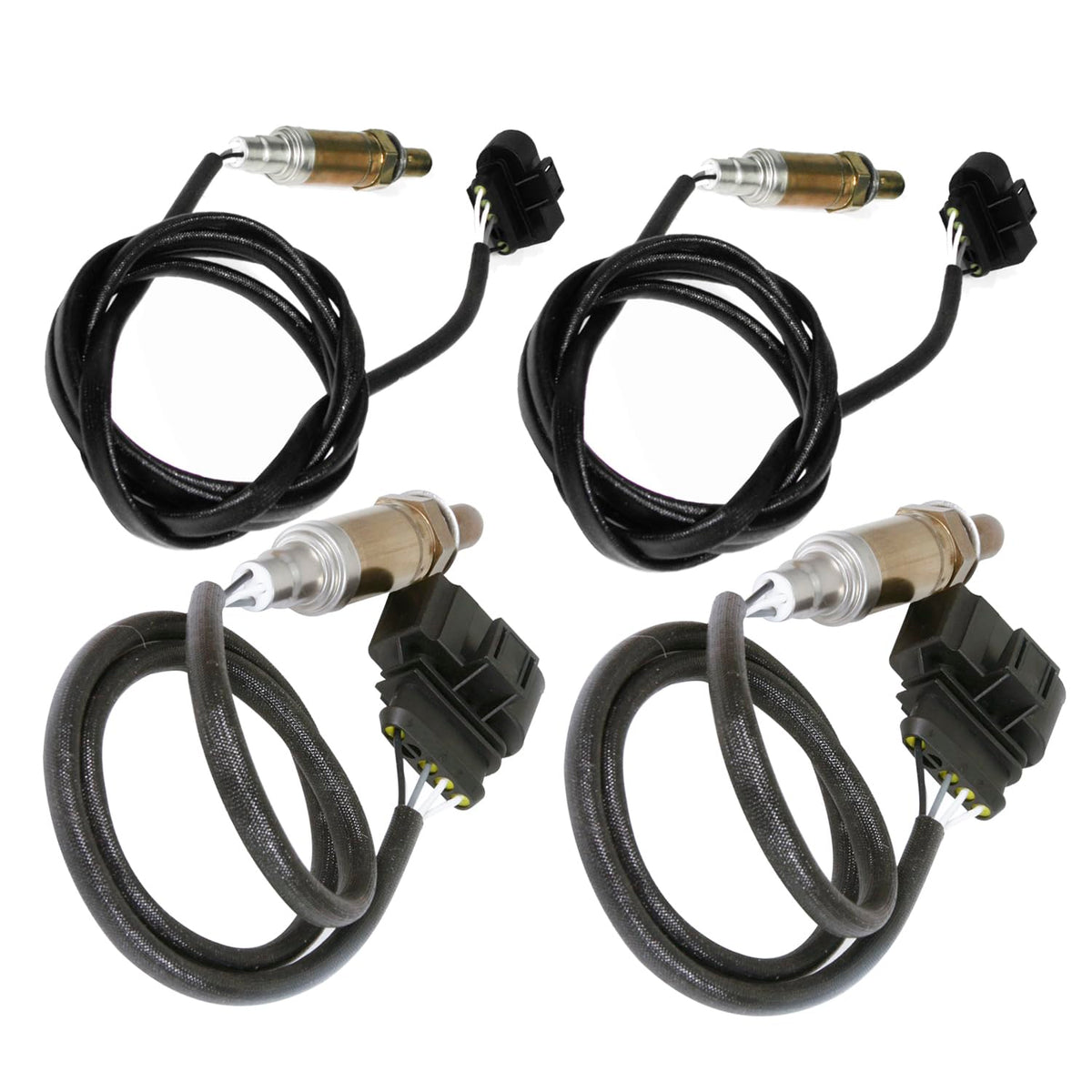 Maxfavor 4Pcs 234-4664 * 2 234-4661 * 2 Upstream Downstream O2 Oxygen Sensor Compatible with 1997-1999 Audi A4, 1998-1999 Audi A4/A6 Quattro, 1998-1999 Volkswagen Passat 2.8L O2 Sensor