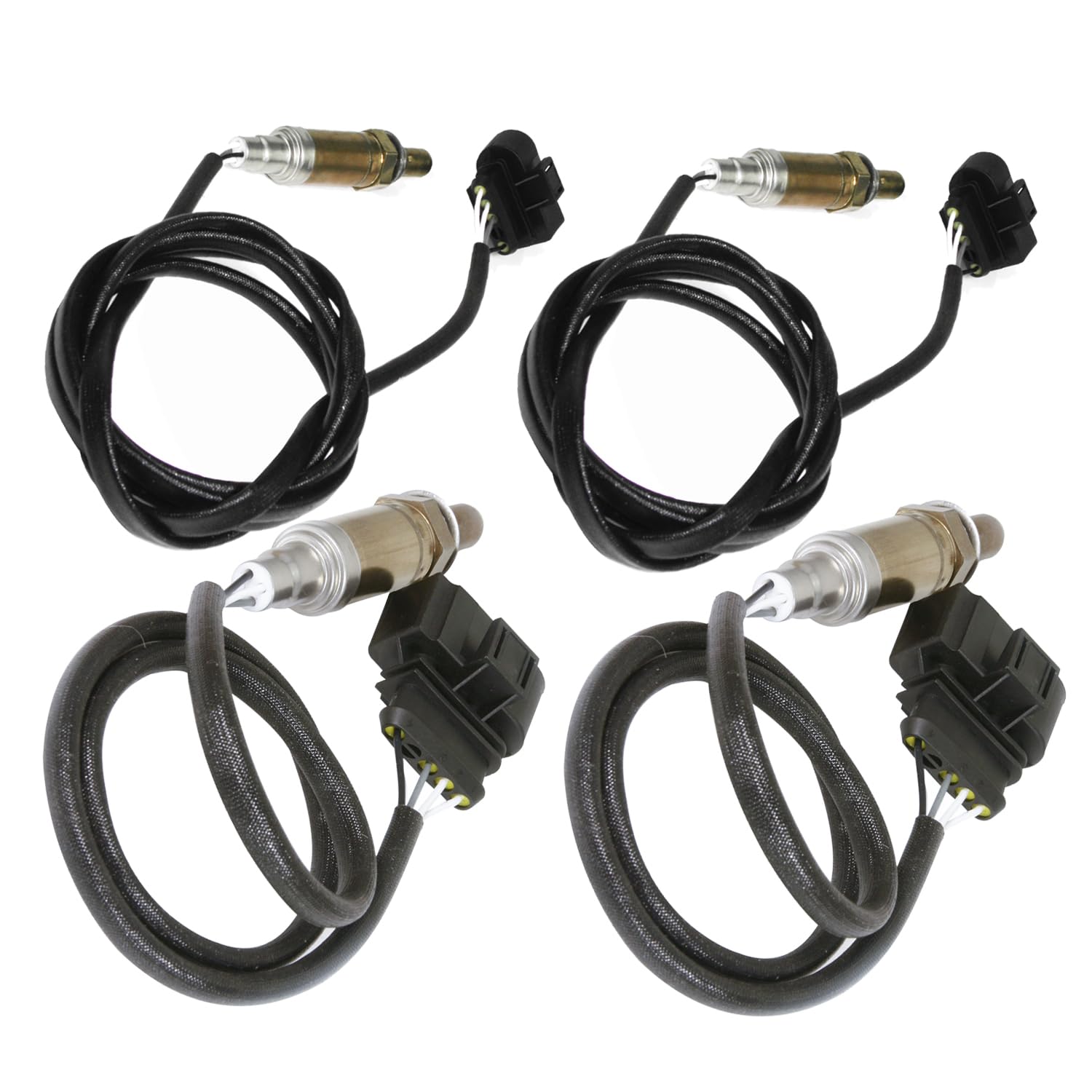 Maxfavor 4Pcs 234-4664 * 2 234-4661 * 2 Upstream Downstream O2 Oxygen Sensor Compatible with 1997-1999 Audi A4, 1998-1999 Audi A4/A6 Quattro, 1998-1999 Volkswagen Passat 2.8L O2 Sensor