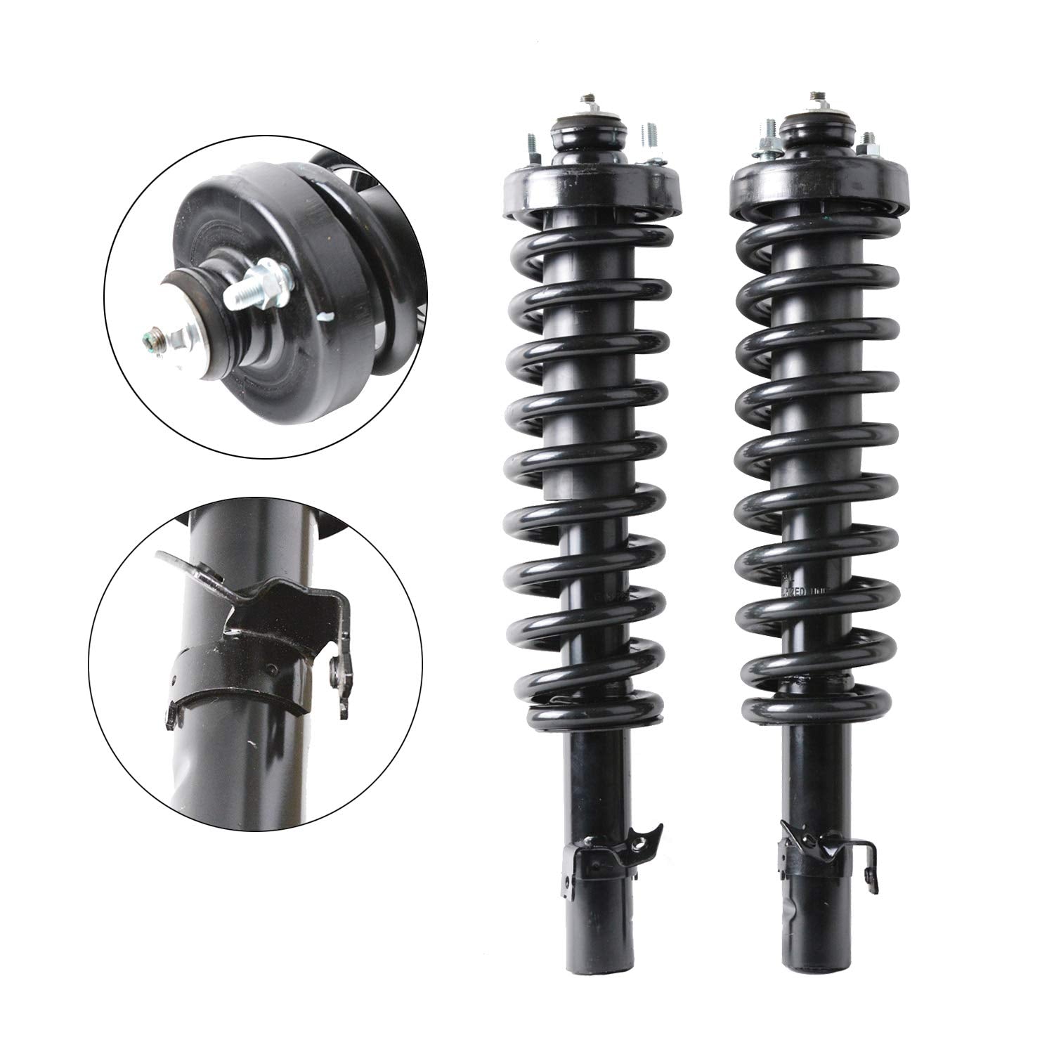 Maxfavor Front Complete Strut Assemblies with Coil Springs Replacement 171945 171946 for for 1992 1993 1994 1995 Civic - Set of 2