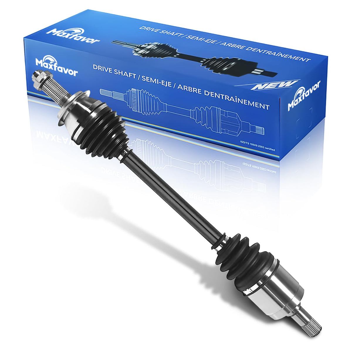 Maxfavor CV Eje delantero apto para Honda Civic 2006 2007 2008 2009 2010 2011 Eje CV, Autom¨¢tico Trans FWD 1.8L L4 CV Conjunto de eje de junta delantera izquierda (conductor) Lado
