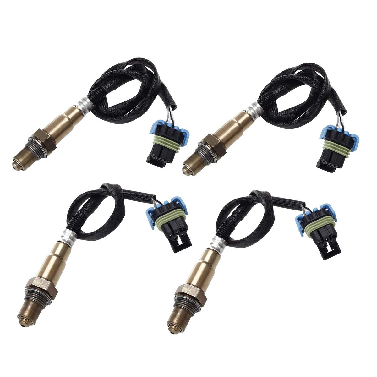 Maxfavor 4Pcs 234-4815 * 2 234-4816 * 2 Upstream Downstream O2 Oxygen Sensor Compatible with 2009-11 Buick Enclave, 2009-11 Chevy Traverse/GMC Acadia, 2011 Buick Lacrosse, 2009-10 Saturn Outlook 3.6L