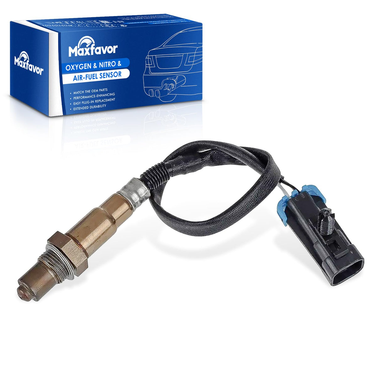 Maxfavor 234-4819 Oxygen O2 Sensor Upstream Replacement for 2007-2011 Cadillac CTS/STS SRX,Chevy Equinox Pontiac Torrent,Suzuki XL-7 V6 3.6L O2 Sensor 75-3865 250-24324