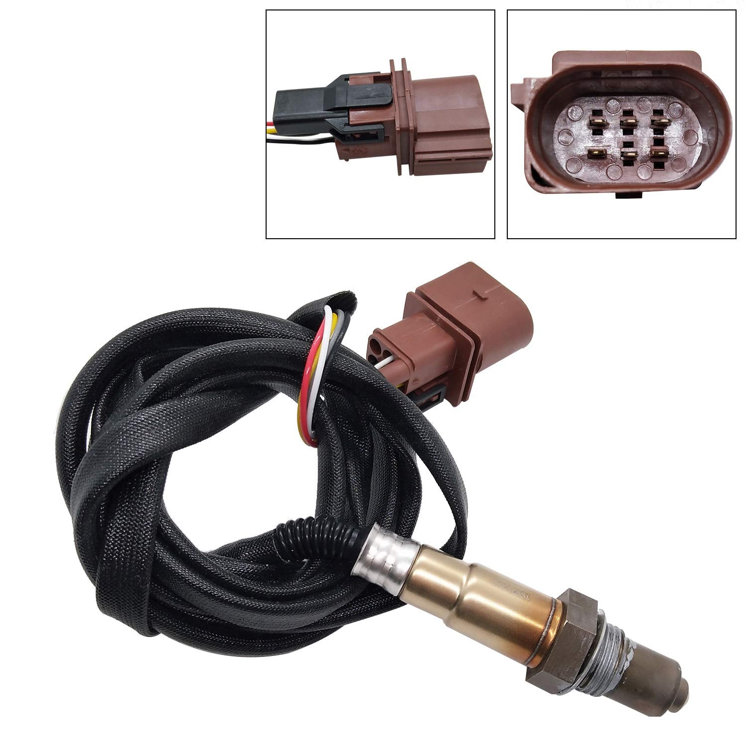 Maxfavor 2Pcs 234-5045 234-4808 Upstream Downstream O2 Oxygen Sensor Compatible with 2001-2010 Volkswagen Jetta/Jetta City/Beetle/Golf/Golf City, with 2004-2006 Audi TT Quattro 2.0L 3.2L O2 Sensor
