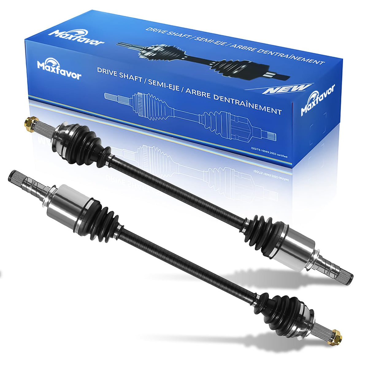 Maxfavor CV Axle Assembly Front Compatible with Subaru Impreza 2008-2011, Legacy 2005-2009, Outback 2005-2009 AWD, CV Axle Front Joint Shaft Assembly Driver Passenger Side