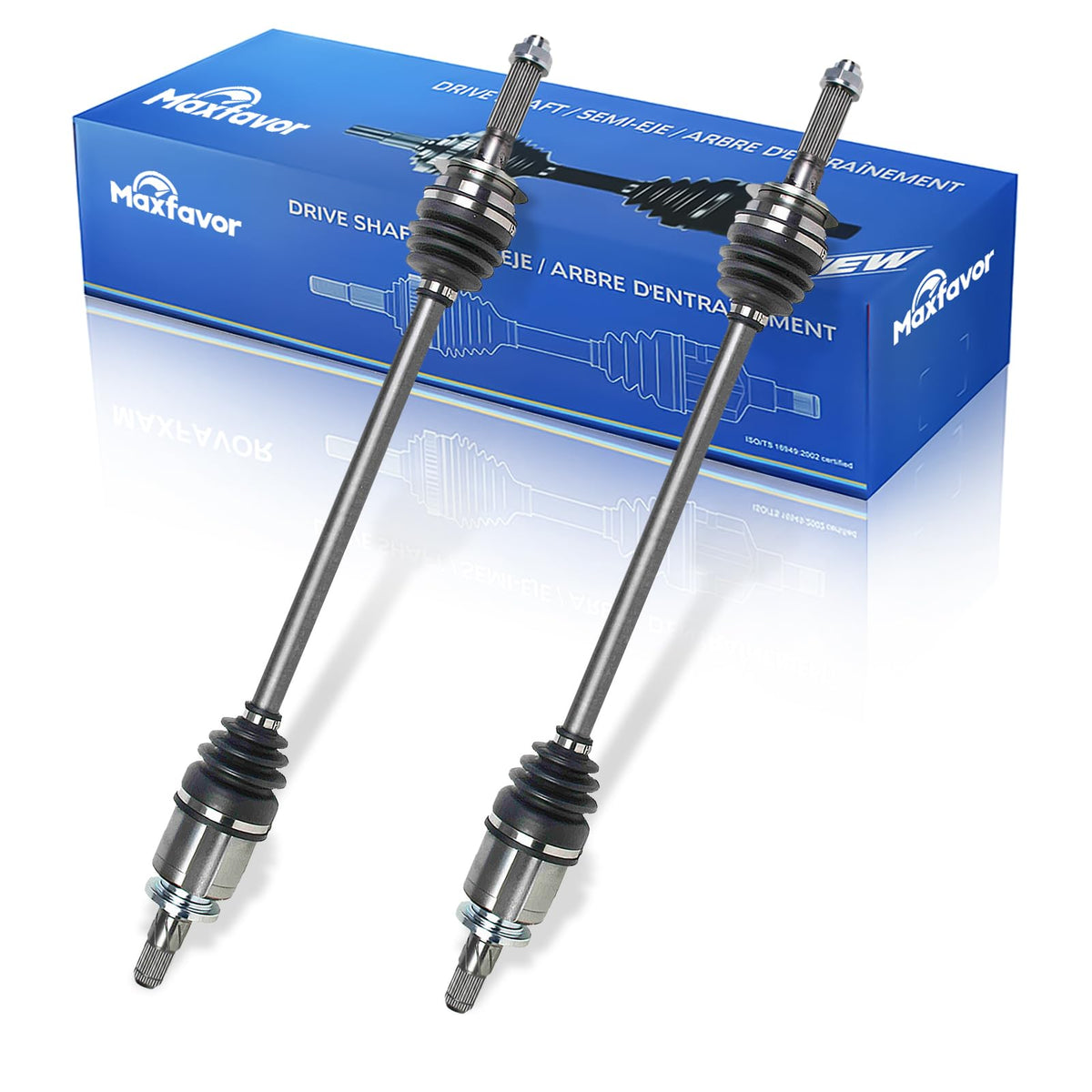 Maxfavor AWD CV Axle Joint Shaft Assembly Compatible with Subaru Forester 2014 2015 2016 2017 2018, 2.0L 2.5L, Manual Trans, CV Axle Shaft Assembly Rear Left Right Side