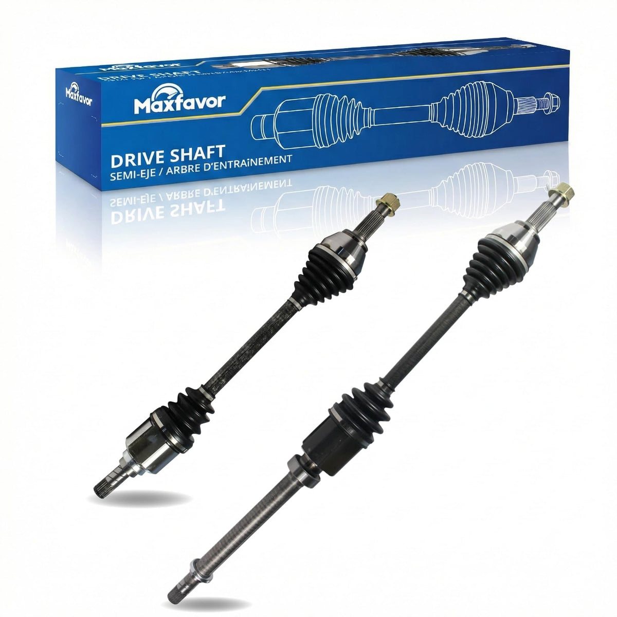 Maxfavor CV Axle Joint Assembly 2 Pieces Front LH RH Side Compatible with Nissan Juke SL SV Nismo 16L 1618CC l4 GAS DOHC Turbocharged FWD Manual Trans 2011 2012 2013 2014 2015 2016 2017