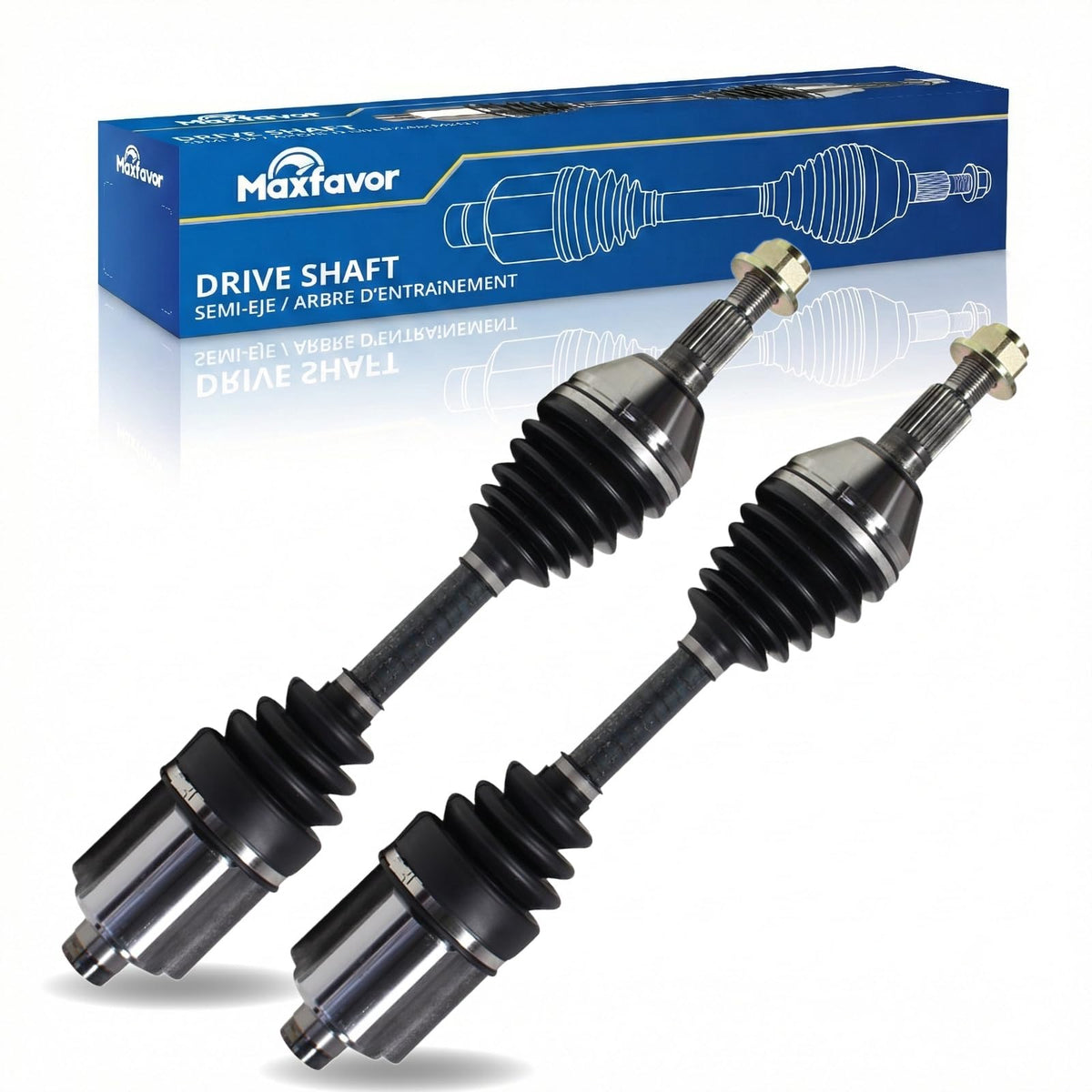 Maxfavor CV Axle Front Pair Compatible with 1997-2004 Chevy Malibu, 2004-2005 Chevy Classic 2.2L, FWD Automatic, CV Axle Joint Shaft Assembly Front Driver Passenger Side