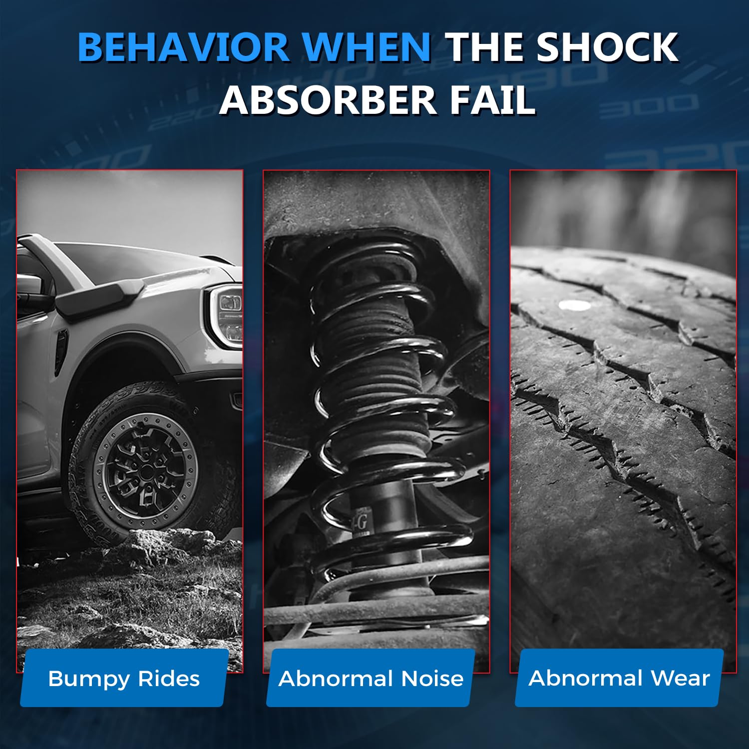 Maxfavor Pair of Rear Complete Shock Absorbers and Coil Spring Assembly, Compatible with Hyundai Accent 2000 2001 2002 2003 2004 2005, Replacement for Rear Struts Complete Assembly, 171585 171584