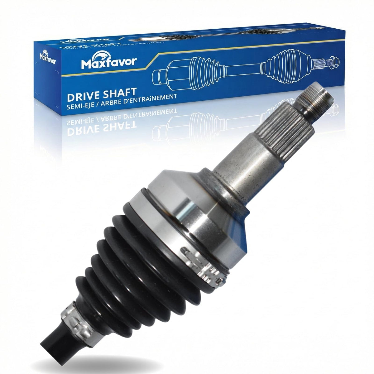 Maxfavor CV Axle Front Compatible with 2018-2023 Yamaha YFM700 Grizzly EPS, 2014-2016 2019-2020 Yamaha YFM700 Grizzly FI 4x4 Auto, CV Axle Joint Shaft Assembly Front Driver Passenger Side