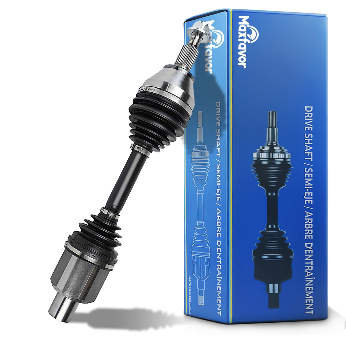 Maxfavor CV Axle Shaft Assembly Front Compatible with Ram 1500/1500 Classic 2012-2025, Jeep Grand Wagoneer L 2022-2024 Driver Passenger Side CV Axles For Use with Extreme Operating Temperatures
