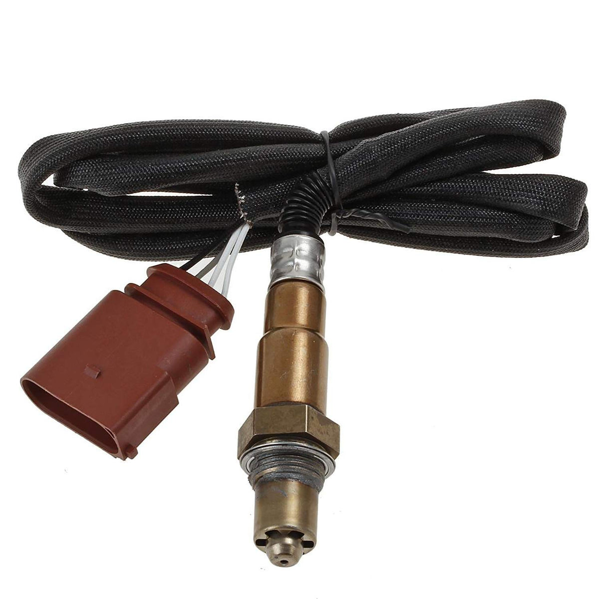 Maxfavor 1Pc Downstream O2 Oxygen Sensor Fit for 2002-2005 VW Jetta Golf Beetle L4 1.8L, 2004-2006 Phaeton V8 4.2L, 2000-2002 Cabrio L4 2.0L, 2001-2005 Passat 1.8L AWM Engine 02 Sensor 234-4874