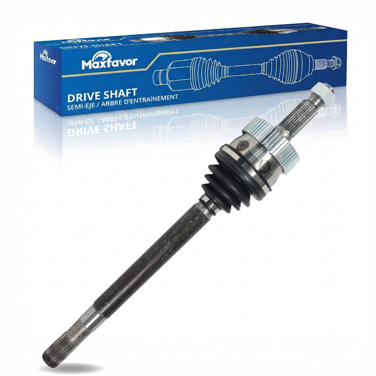 Maxfavor 4WD CV Axle Joint Shaft Assembly Compatible with 1984 1985 1986 1987 1988 1989 1990 1991 Jeep Cherokee Comanche Grand Cherokee Grand Wagoneer, CV Axle Shaft Assembly Front Left Side