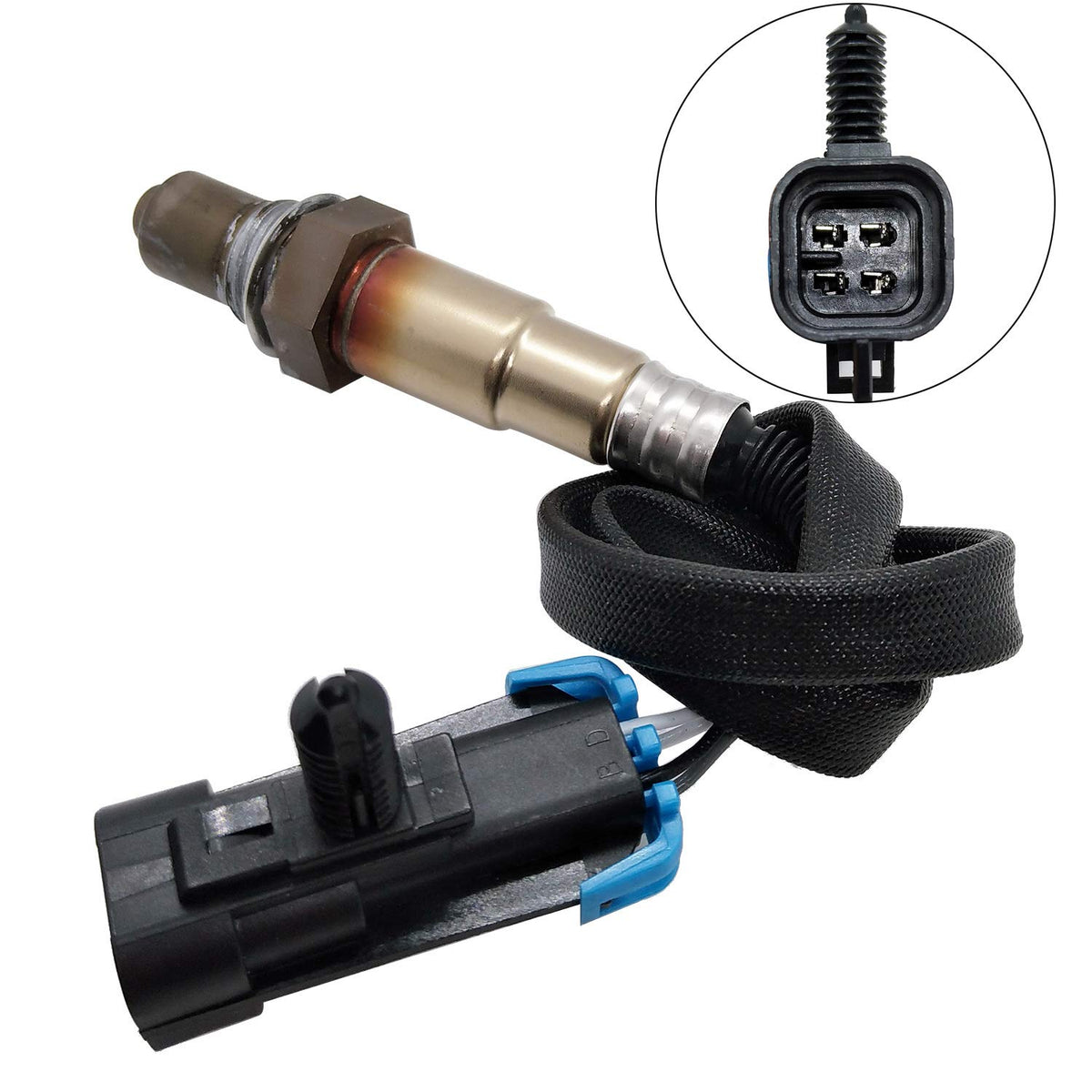 Maxfavor 234-4339 Oxygen O2 Sensor Upstream Downstream Fit for 2006 2007 2008 2009 Chevy Trailblazer SSR GMC Envoy Saab 9-7x, fit for 2006-2011 Buick Lucerne Cadillac DTS, 4.6L 5.3L 6.0L