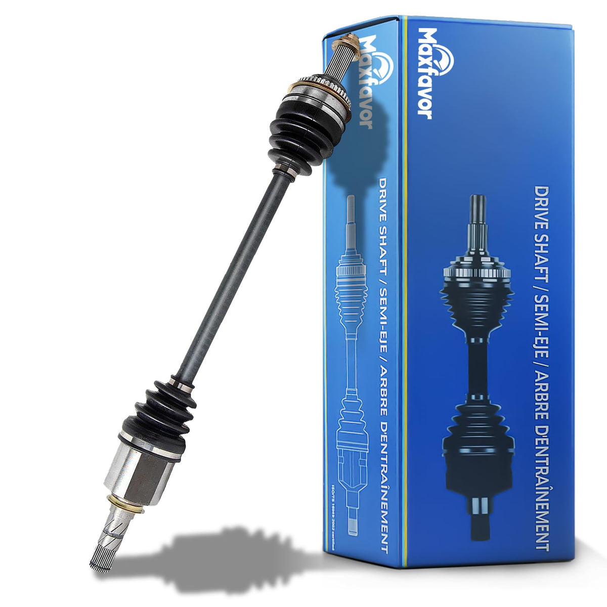 Maxfavor CV Axle Front Compatible with 2003-2008 Subaru Forester 2.5L, 2004-2007 Subaru Impreza 2.0L 2.5L, AWD Manual Trans, CV Axle Joint Shaft Assembly Front Driver Passenger Side
