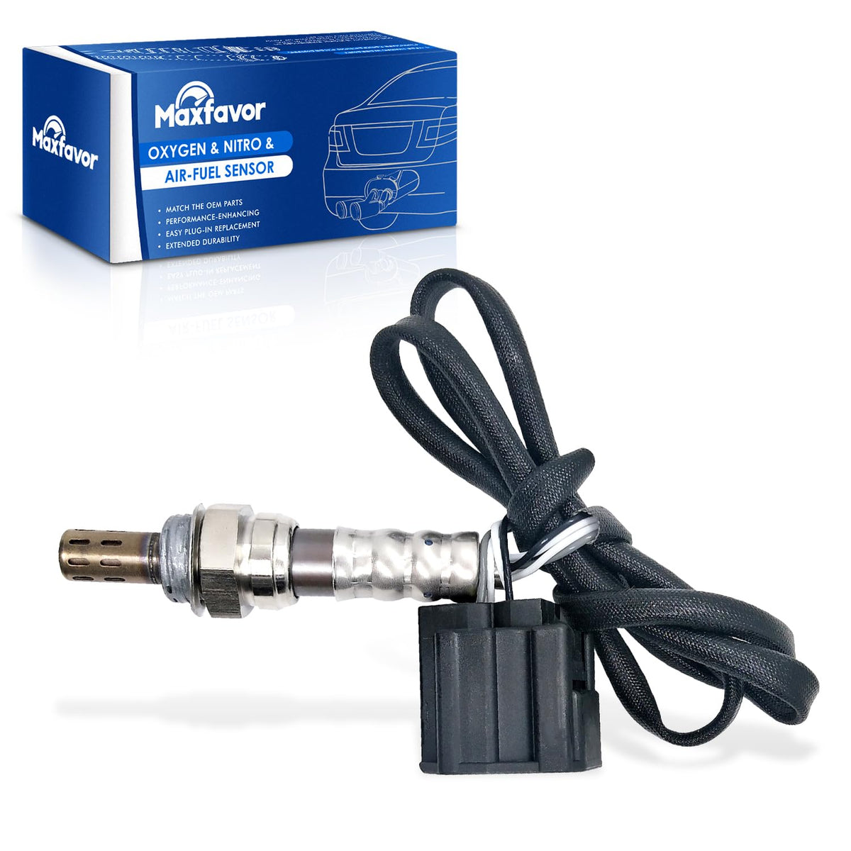 Maxfavor Oxygen O2 Sensor Downstream 234-4329 Replacement for Mazda 2 2011-2014, Mazda 3 2004-2009, Mazda 6 2006-2008 O2 Sensor 25670 15914 250-24676