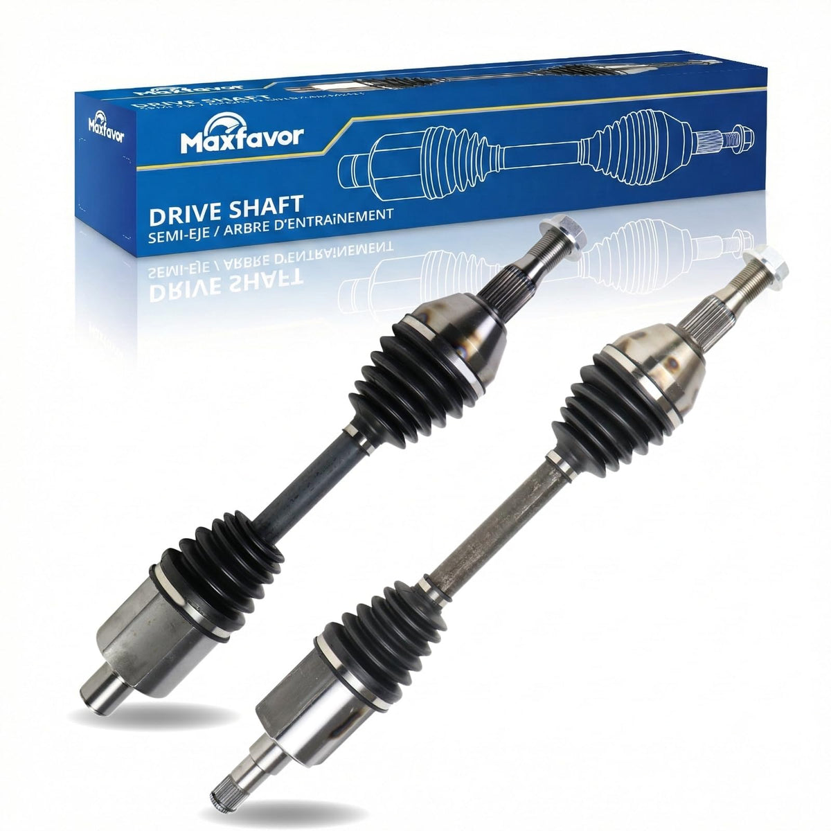 Maxfavor CV Axle Front Pair Compatible with 2005-2007 Buick Allure, 2000-2005 Buick Century, 2005-2009 Buick LaCrosse, 1997-2003 Buick Regal, CV Axle Joint Shaft Assembly Front Driver Passenger Side