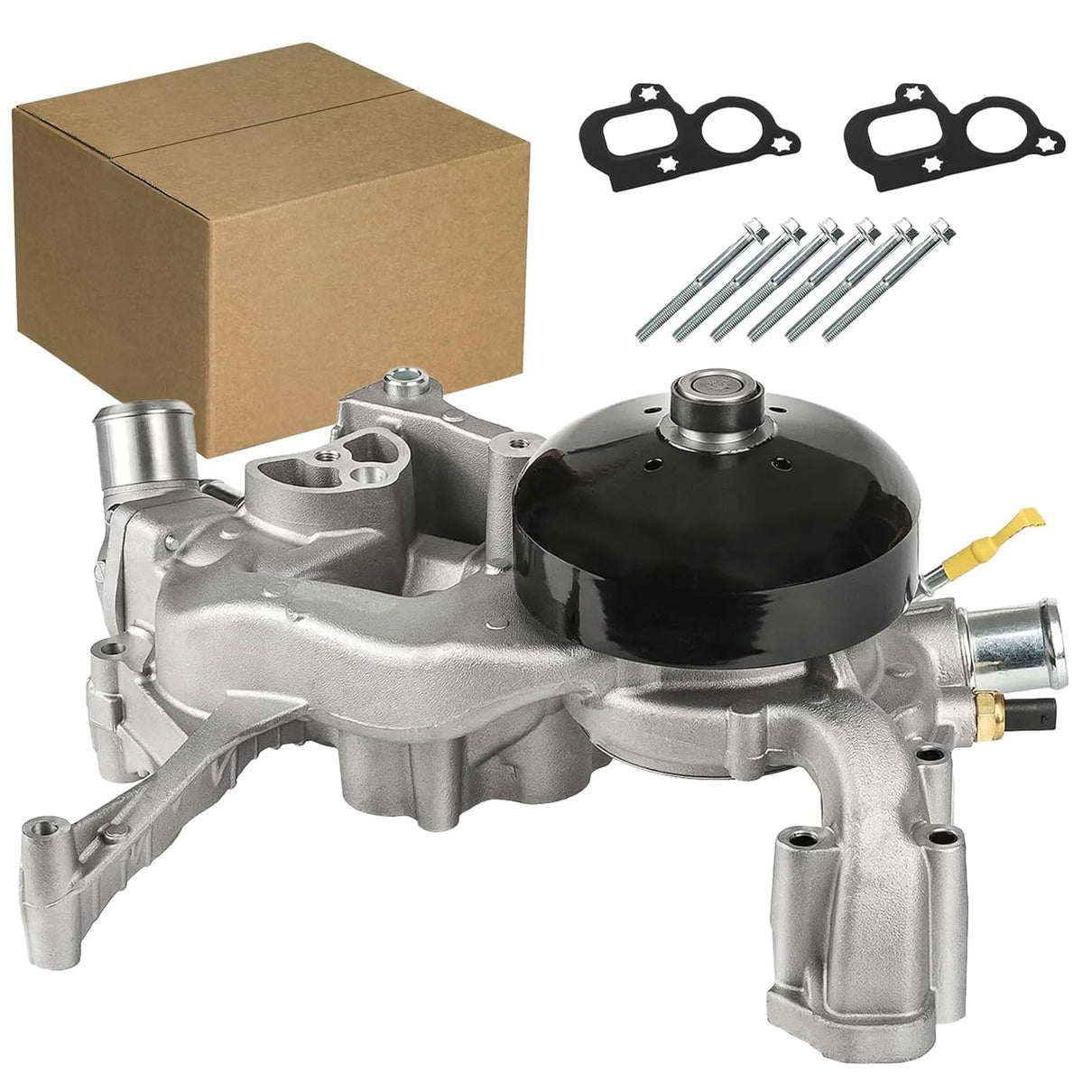 Maxfavor Water Pump Kit 130-3150 Compatible with 19-23 Chevy & GMC Silverado/Sierra 1500, 21-23 Suburban Tahoe/Yukon XL, for 21-23 Cadillac Escalade Water Pump Replace 12687631 12687631 130-3150