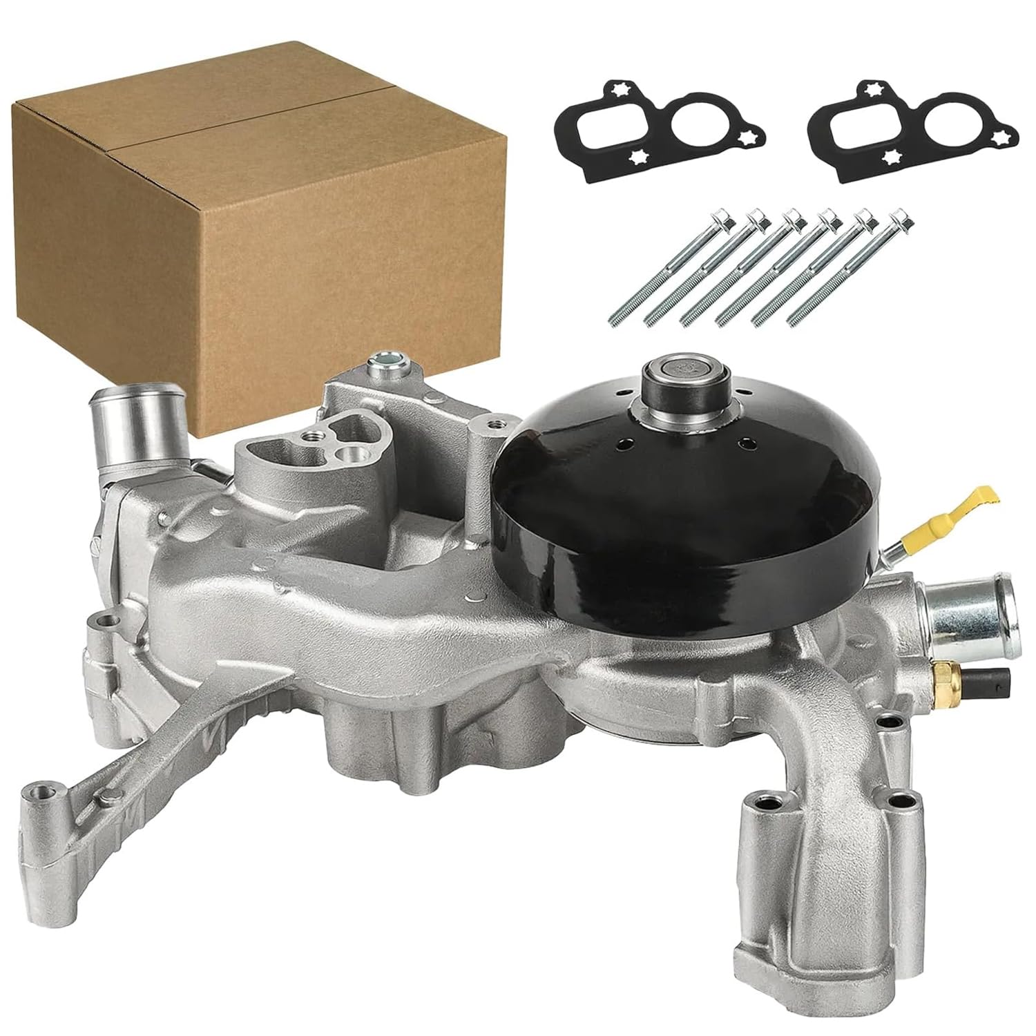 Maxfavor Water Pump Kit 130-3150 Compatible with 19-23 Chevy & GMC Silverado/Sierra 1500, 21-23 Suburban Tahoe/Yukon XL, for 21-23 Cadillac Escalade Water Pump Replace 12687631 12687631 130-3150