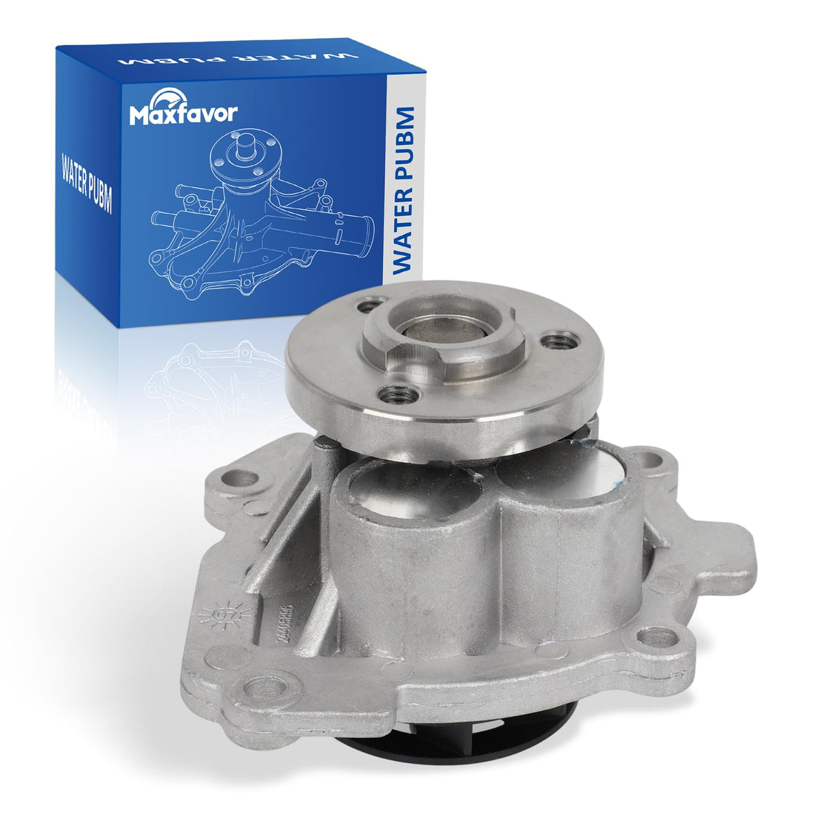 Maxfavor Water Pump Kit Compatible with Chevy 2009-2011 Aveo Aveo5 2010-2016 Cruze 2012-2018 Sonic, for Pontiac 2009-2010 G3 2009 G3 Wave 2008-2009 Astra Replaces AW6184 Water Pump
